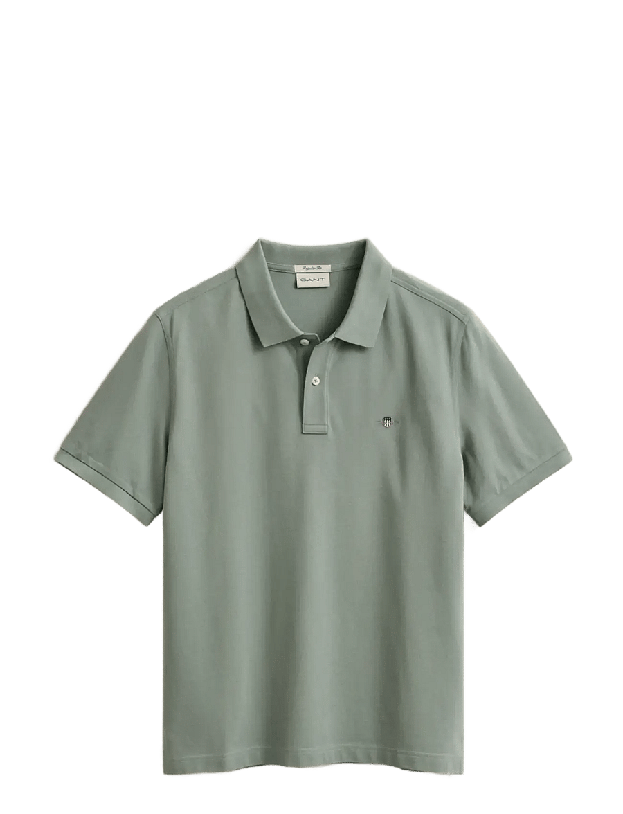 Gant - Classic Regular Polo Shirt - lühikeste varrukatega polod - ceramic grey - 1
