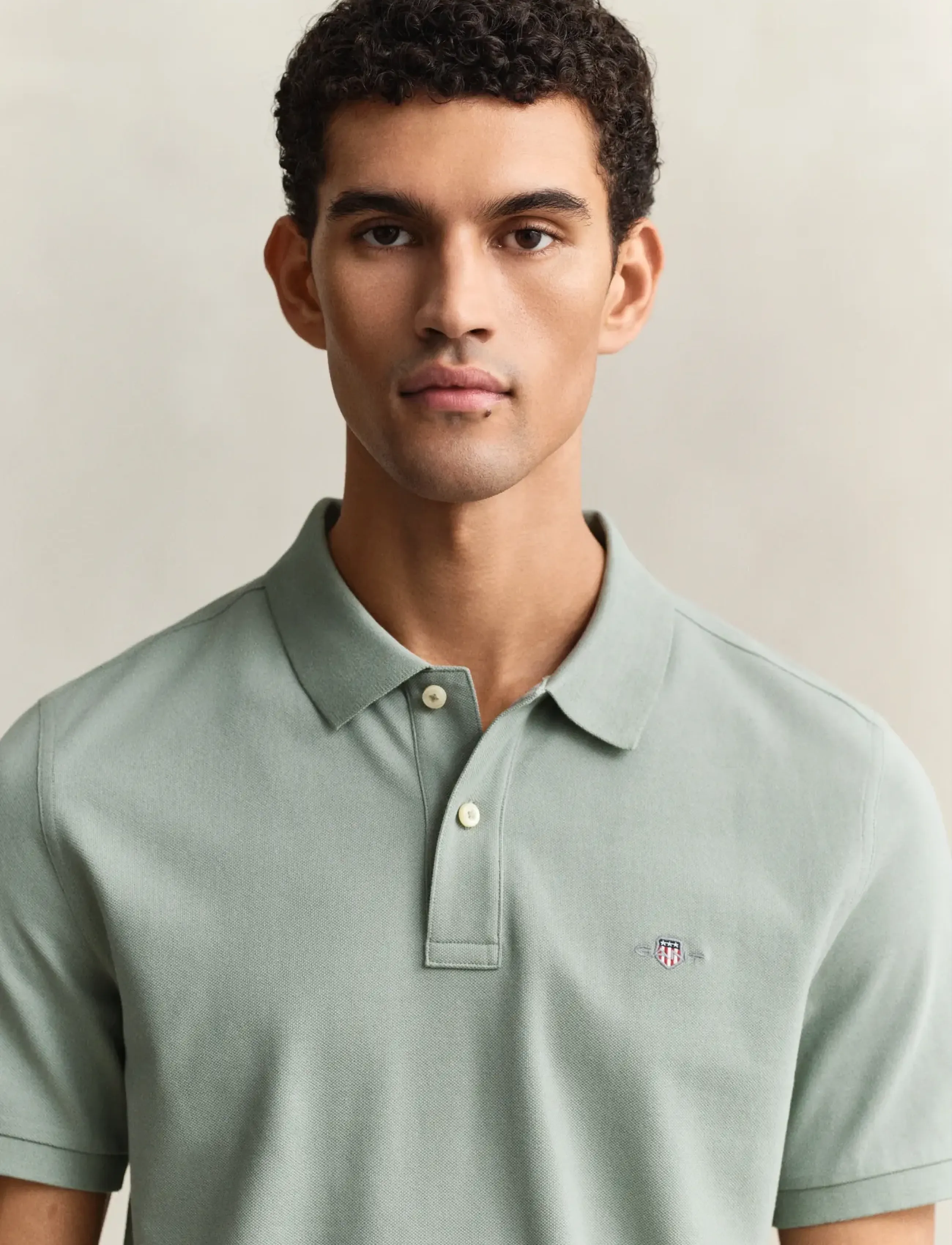 Gant - Classic Regular Polo Shirt - lühikeste varrukatega polod - ceramic grey - 3