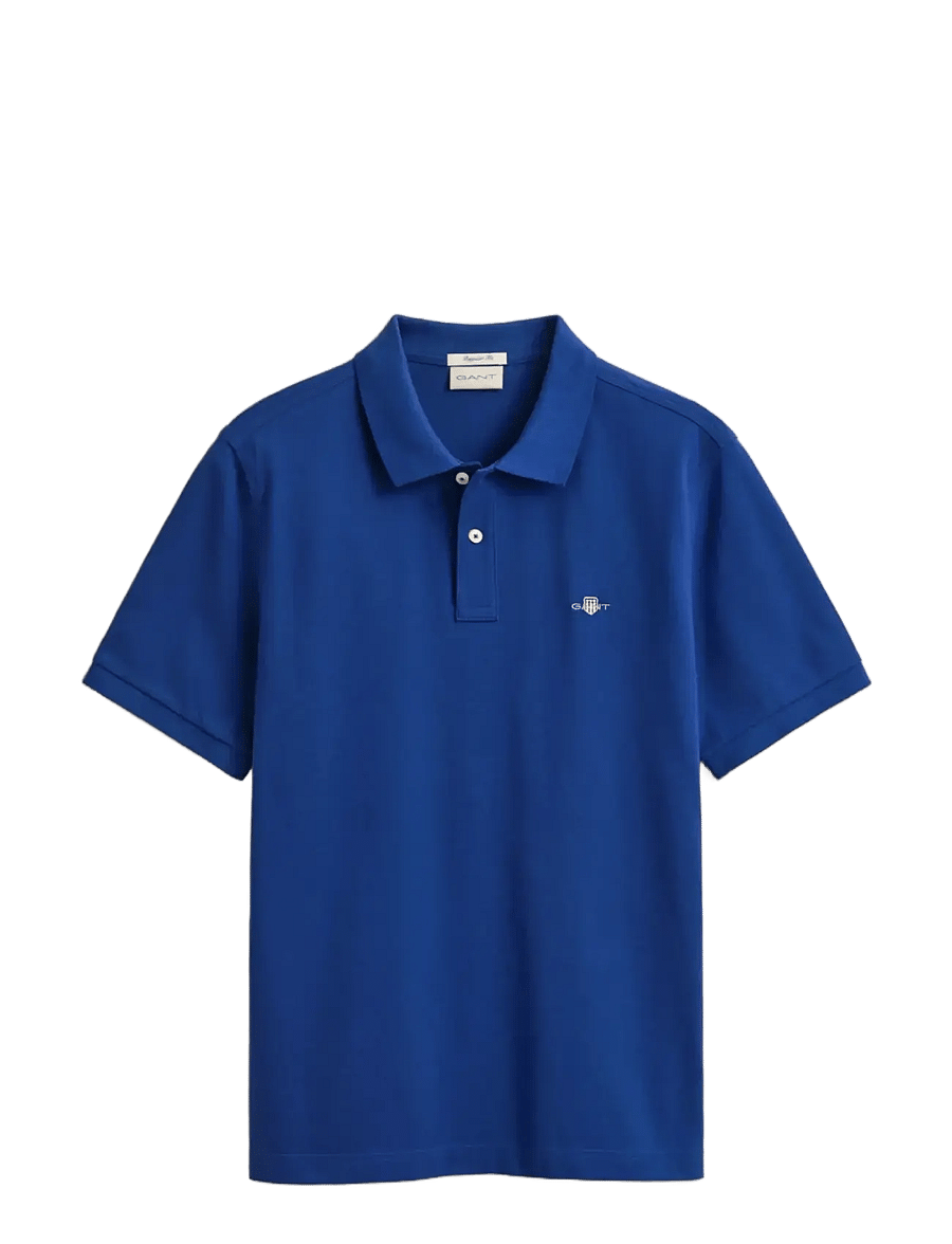 Gant - Classic Regular Polo Shirt - kurzärmelig - crisp blue - 1
