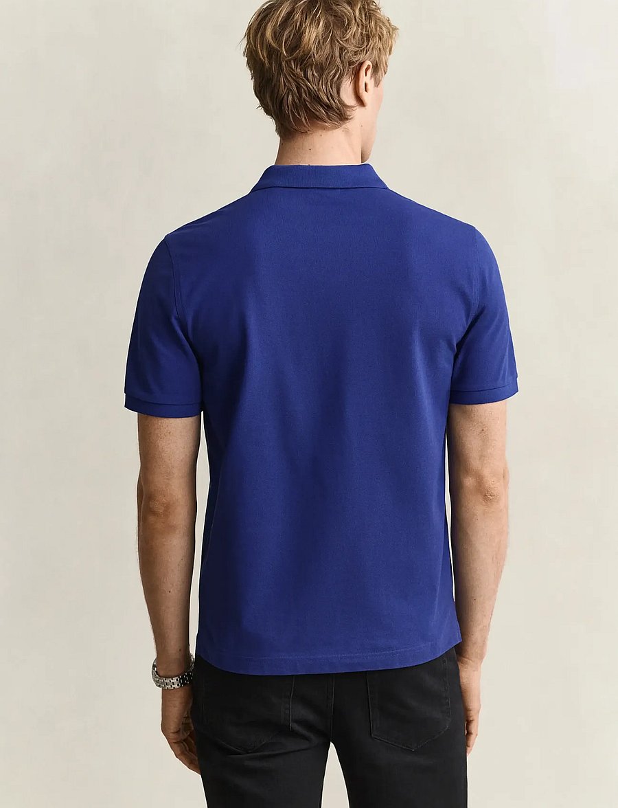Gant - Classic Regular Polo Shirt - kurzärmelig - crisp blue - 3