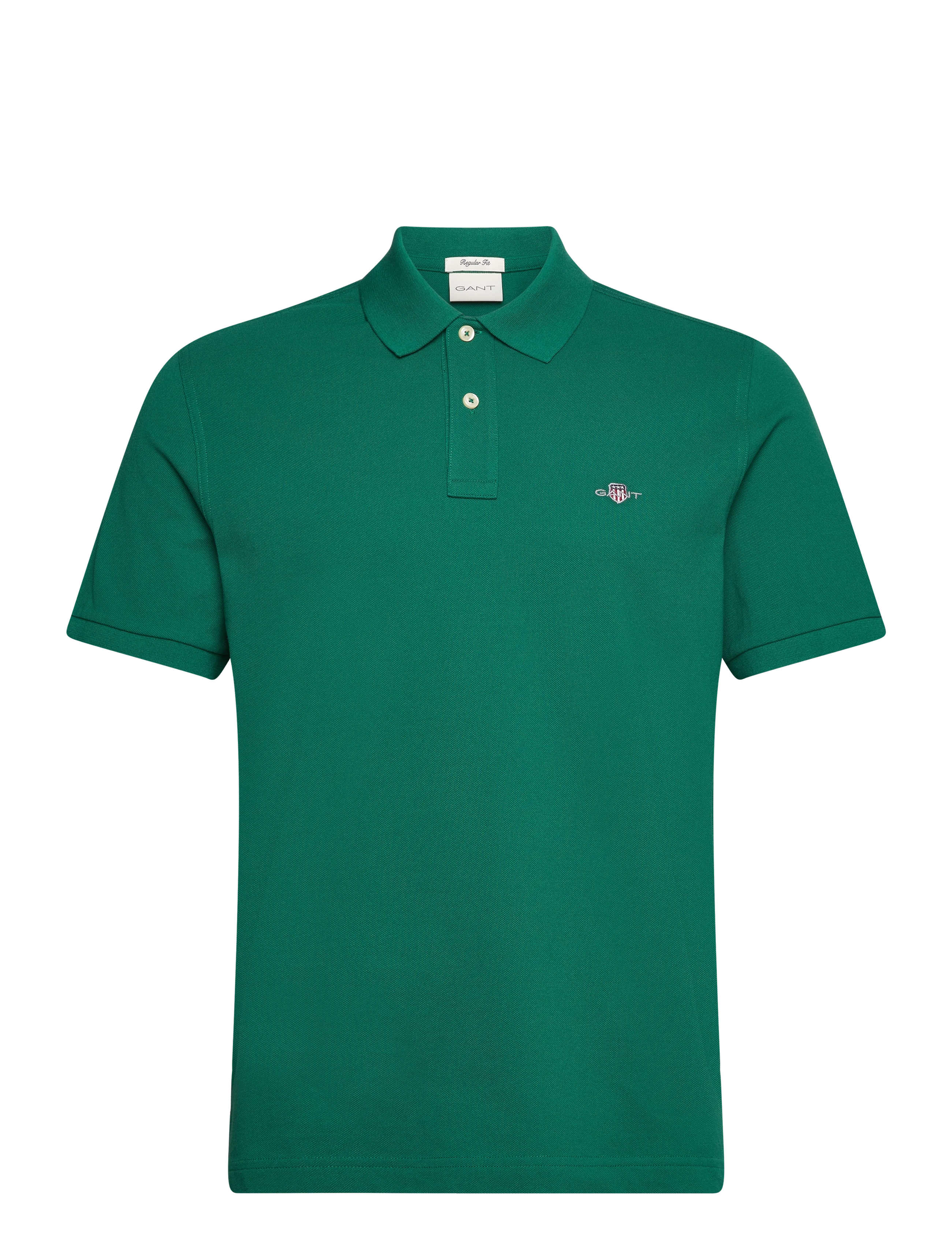 Gant - Classic Regular Polo Shirt - kurzärmelig - deep forest green - 1
