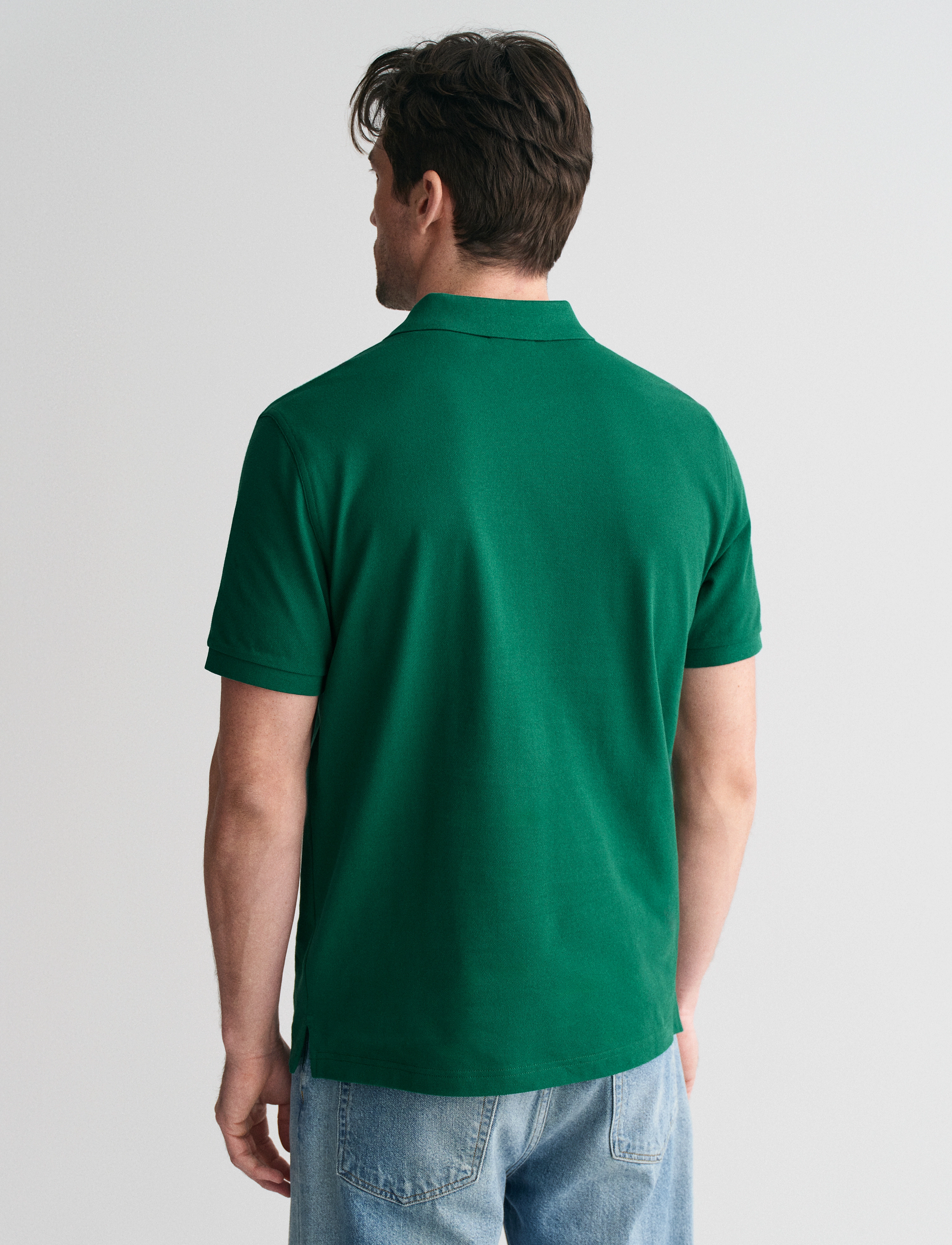 Gant - Classic Regular Polo Shirt - kurzärmelig - deep forest green - 3