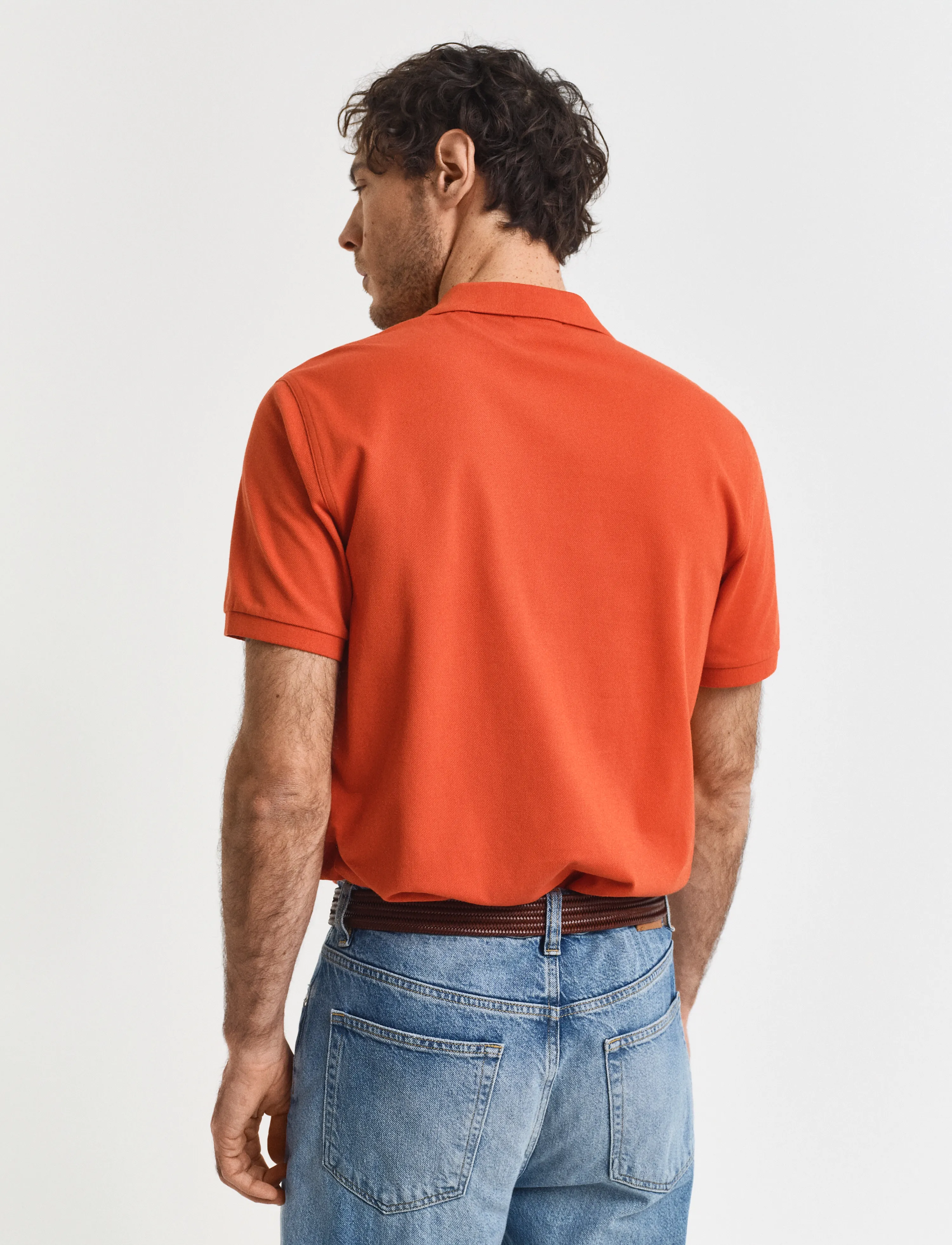 Gant - Classic Regular Polo Shirt - kurzärmelig - deep orange - 3
