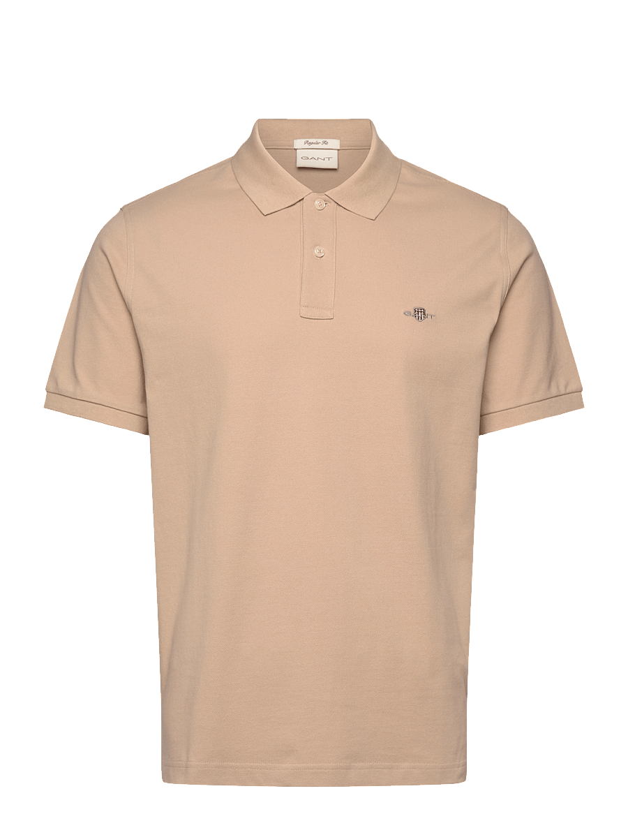 Gant - Classic Regular Polo Shirt - lühikeste varrukatega polod - dry sand - 1