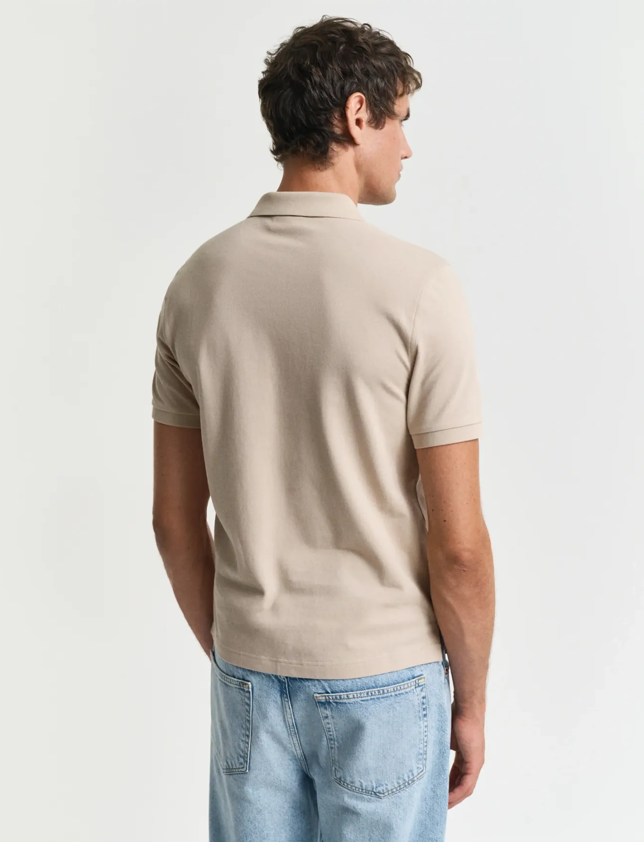 Gant - Classic Regular Polo Shirt - lühikeste varrukatega polod - dry sand - 3