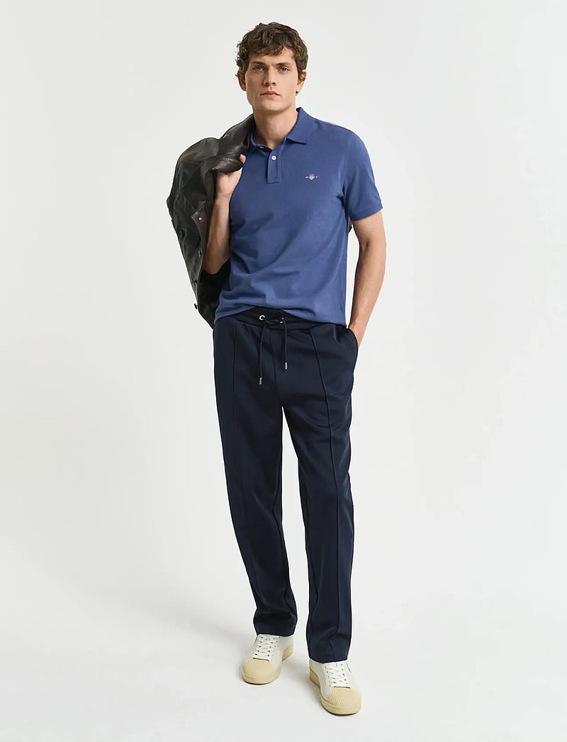 Gant - Classic Regular Polo Shirt - lühikeste varrukatega polod - dusty navy - 5