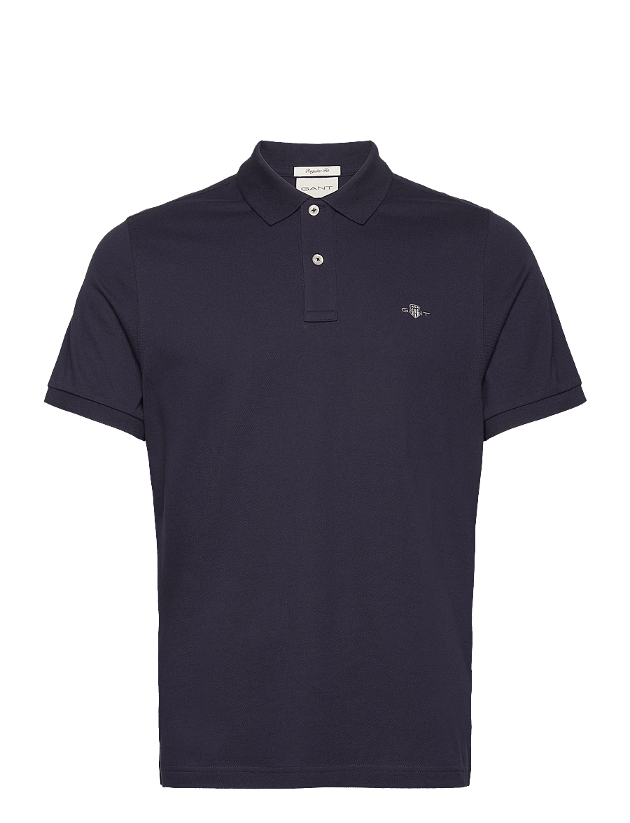 Gant - Classic Regular Polo Shirt - lühikeste varrukatega polod - evening blue - 1