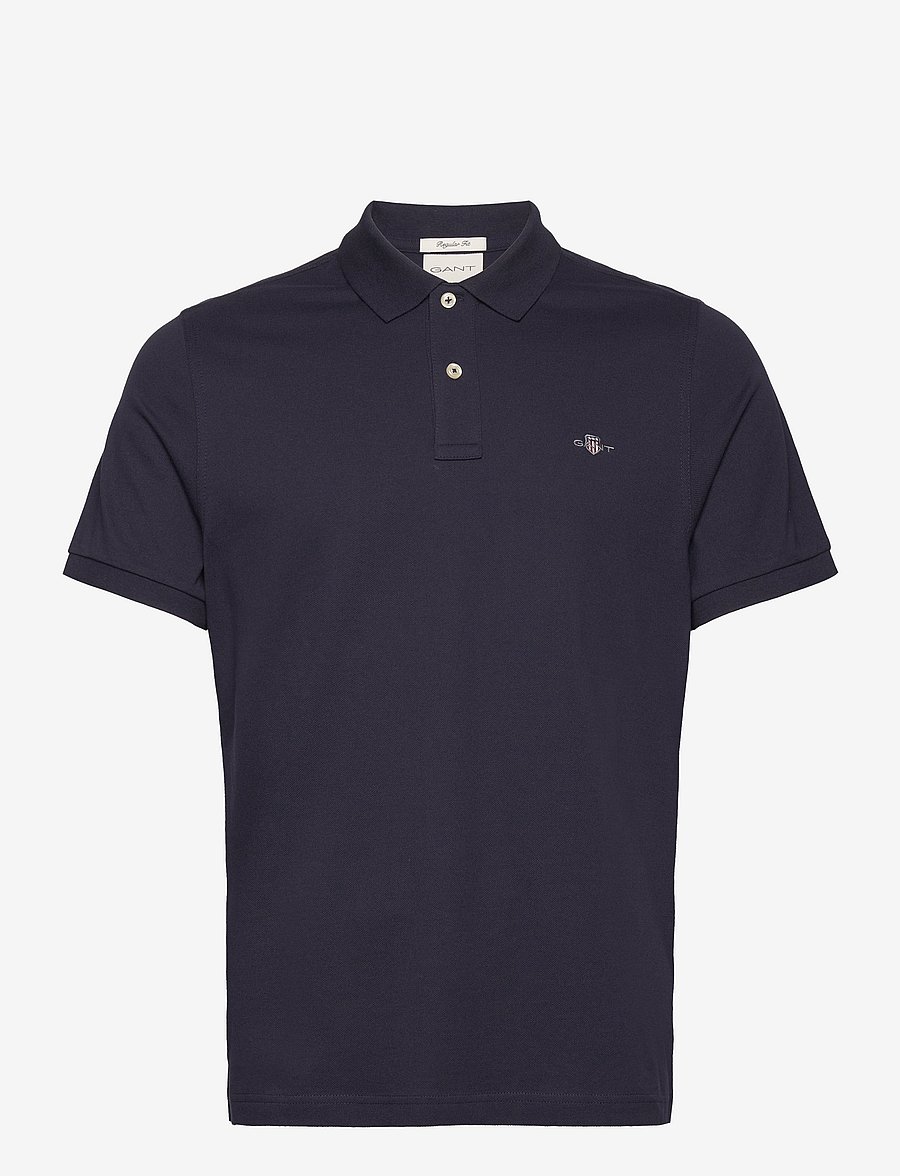 Gant - Classic Regular Polo Shirt - lühikeste varrukatega polod - evening blue - 2