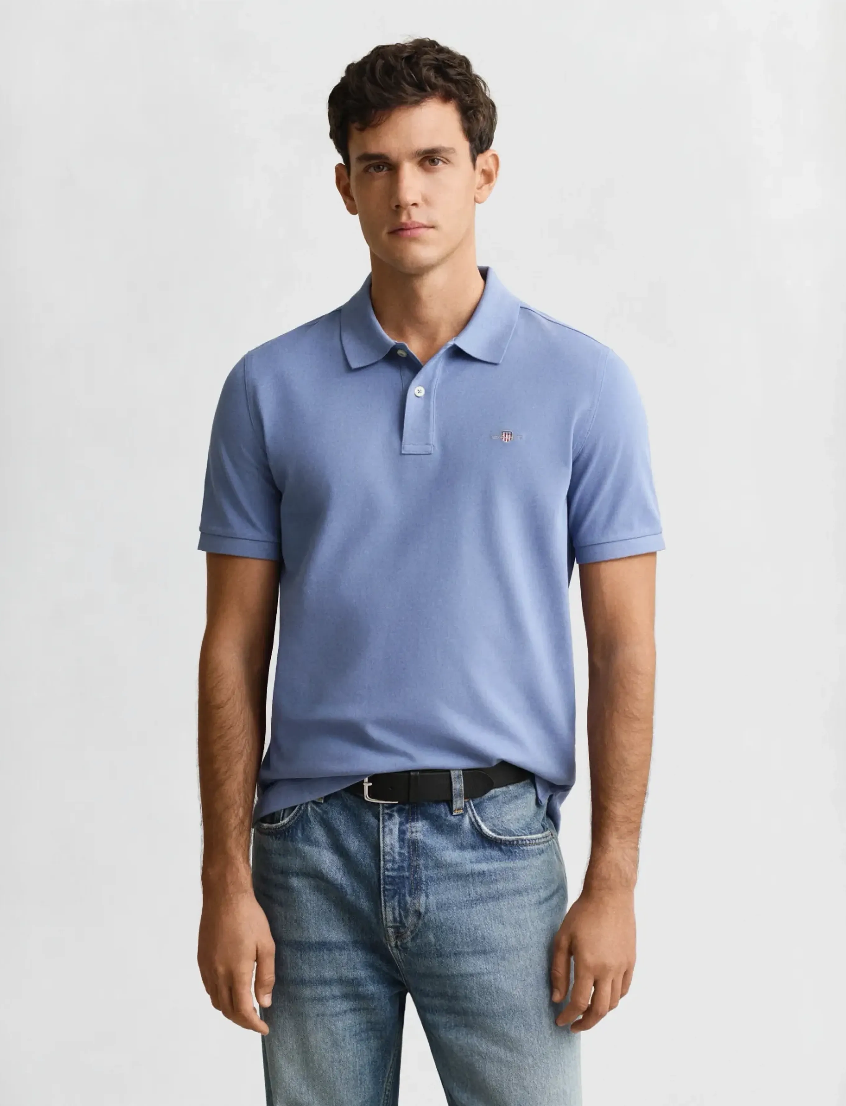 Gant Classic Regular Polo Shirt - Gant - FADED DENIM / blue