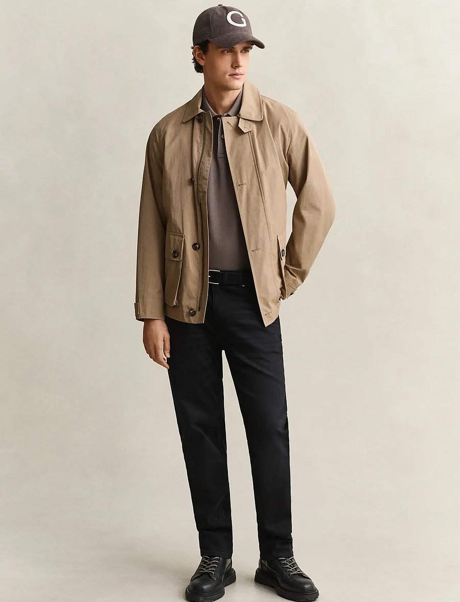 Gant - Classic Regular Polo Shirt - krótki rękaw - faded taupe - 4