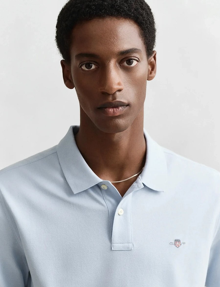 Gant - Classic Regular Polo Shirt - lühikeste varrukatega polod - fresh blue - 4