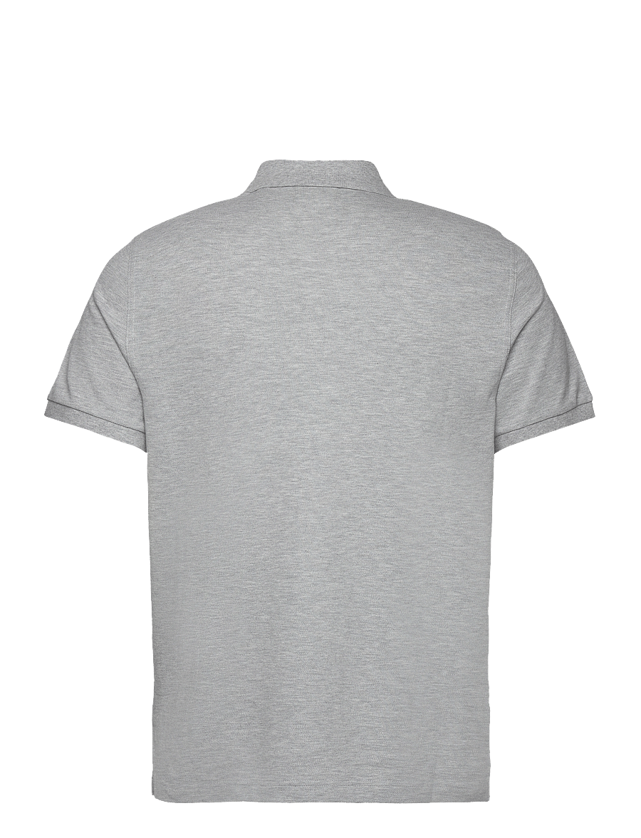 Gant - Classic Regular Polo Shirt - kortærmede poloer - grey melange - 2