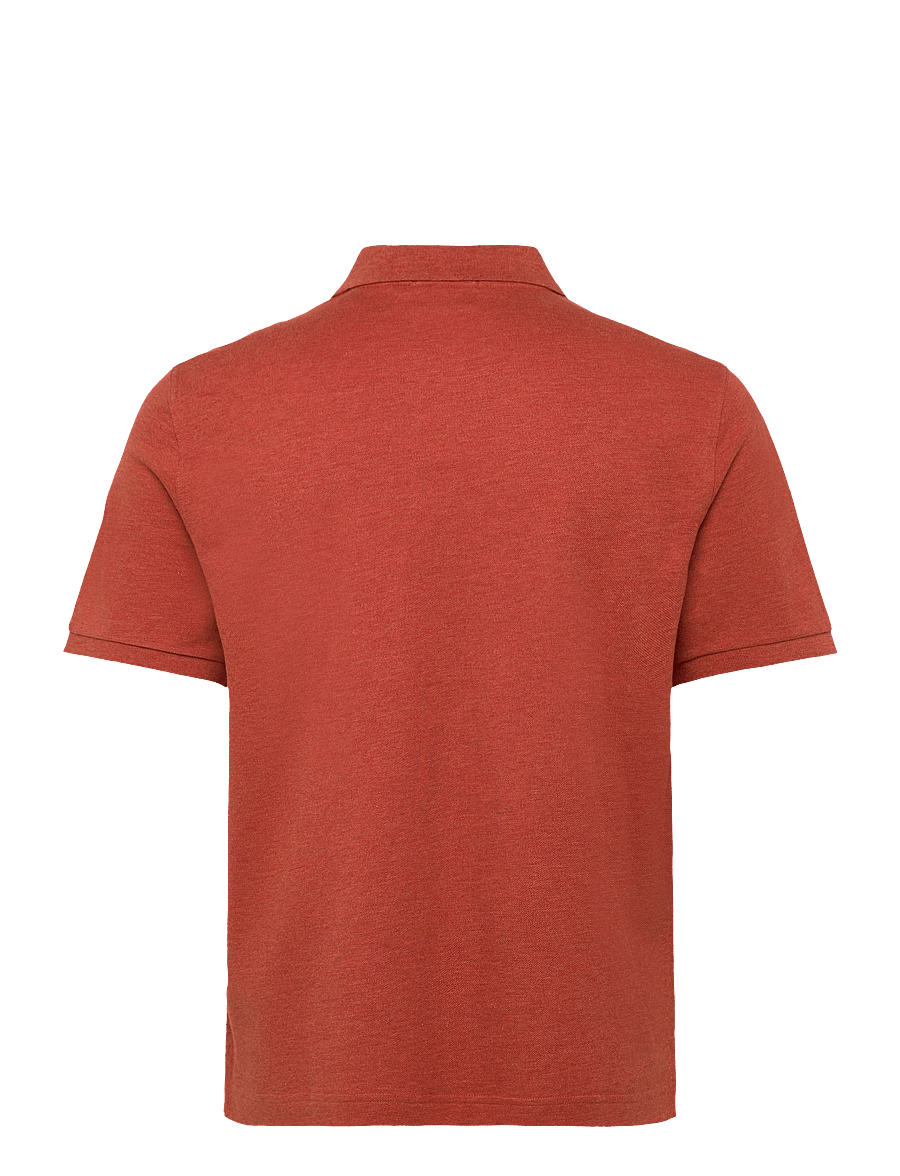Gant - Classic Regular Polo Shirt - lühikeste varrukatega polod - iron red melange - 1