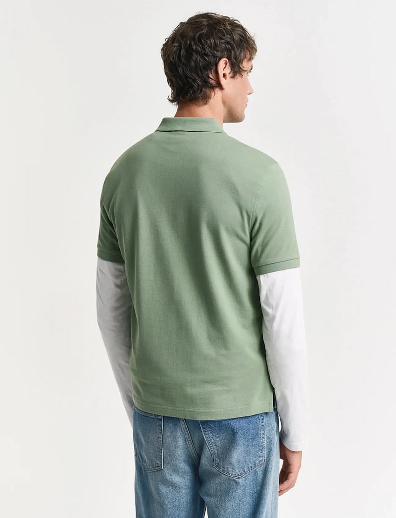 Gant - Classic Regular Polo Shirt - kurzärmelig - kalamata green - 3
