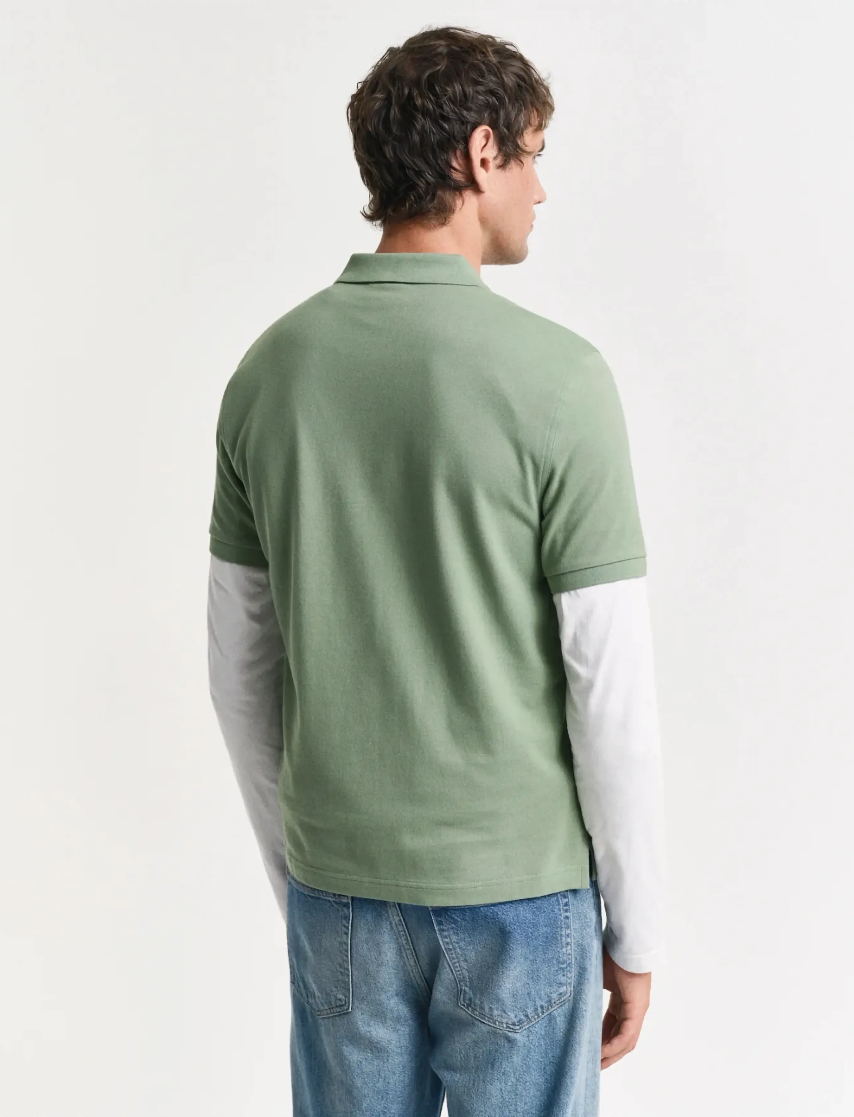 Gant - Classic Regular Polo Shirt - lühikeste varrukatega polod - kalamata green - 3