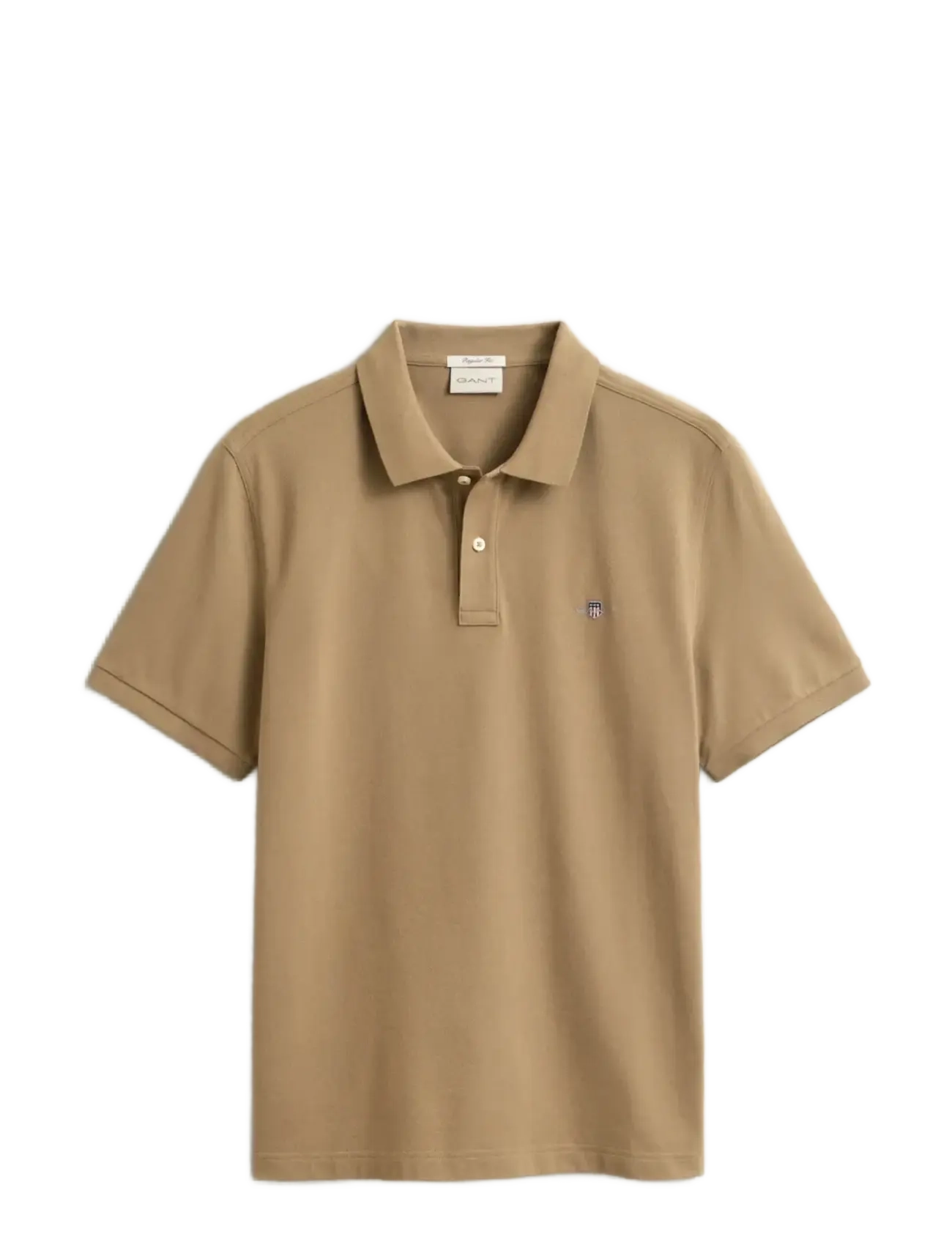 Gant - Classic Regular Polo Shirt - kurzärmelig - light taupe - 1