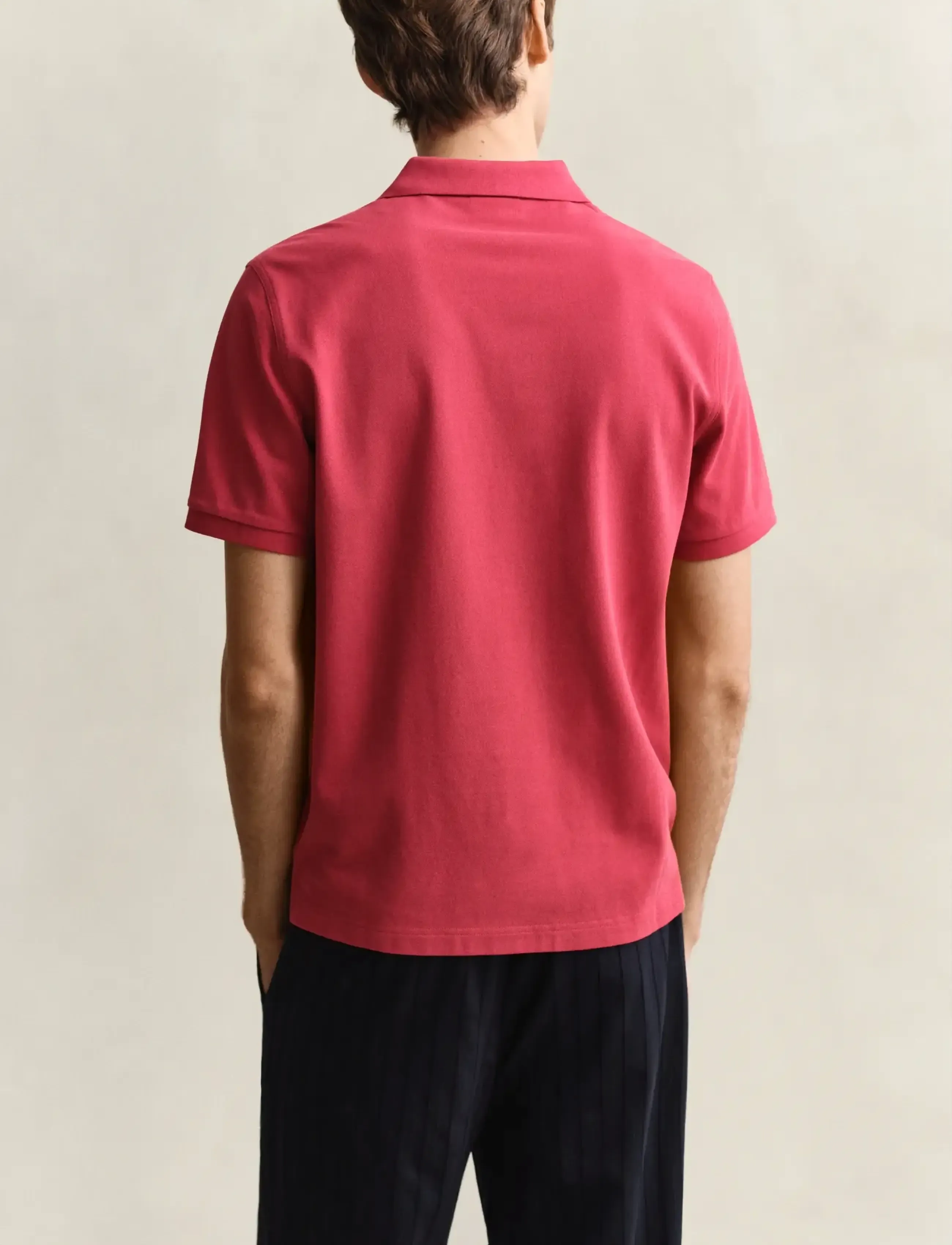 Gant - Classic Regular Polo Shirt - lühikeste varrukatega polod - muted red - 2
