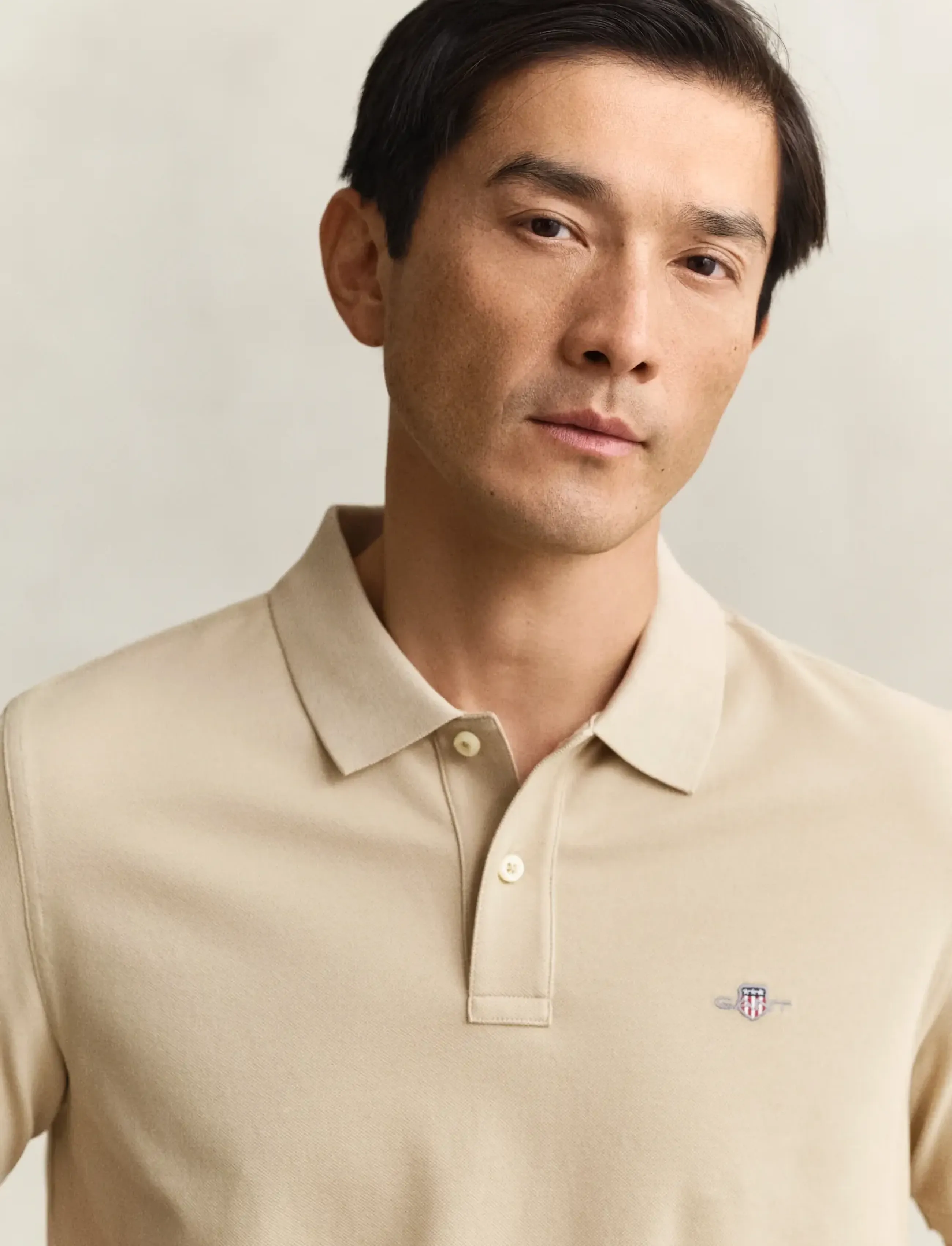 Gant - Classic Regular Polo Shirt - lühikeste varrukatega polod - oat beige - 3