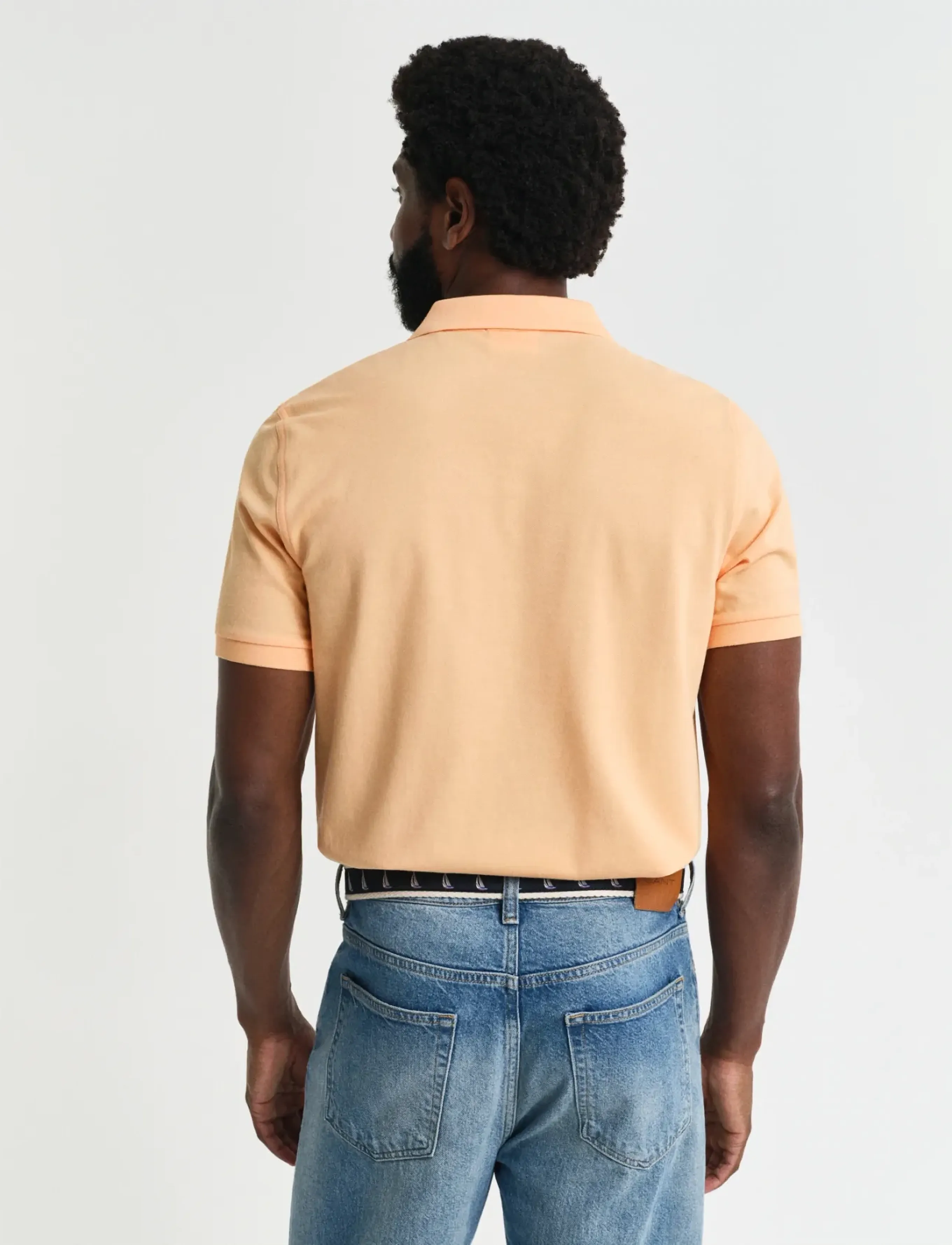 Gant - Classic Regular Polo Shirt - lühikeste varrukatega polod - peachy orange - 3