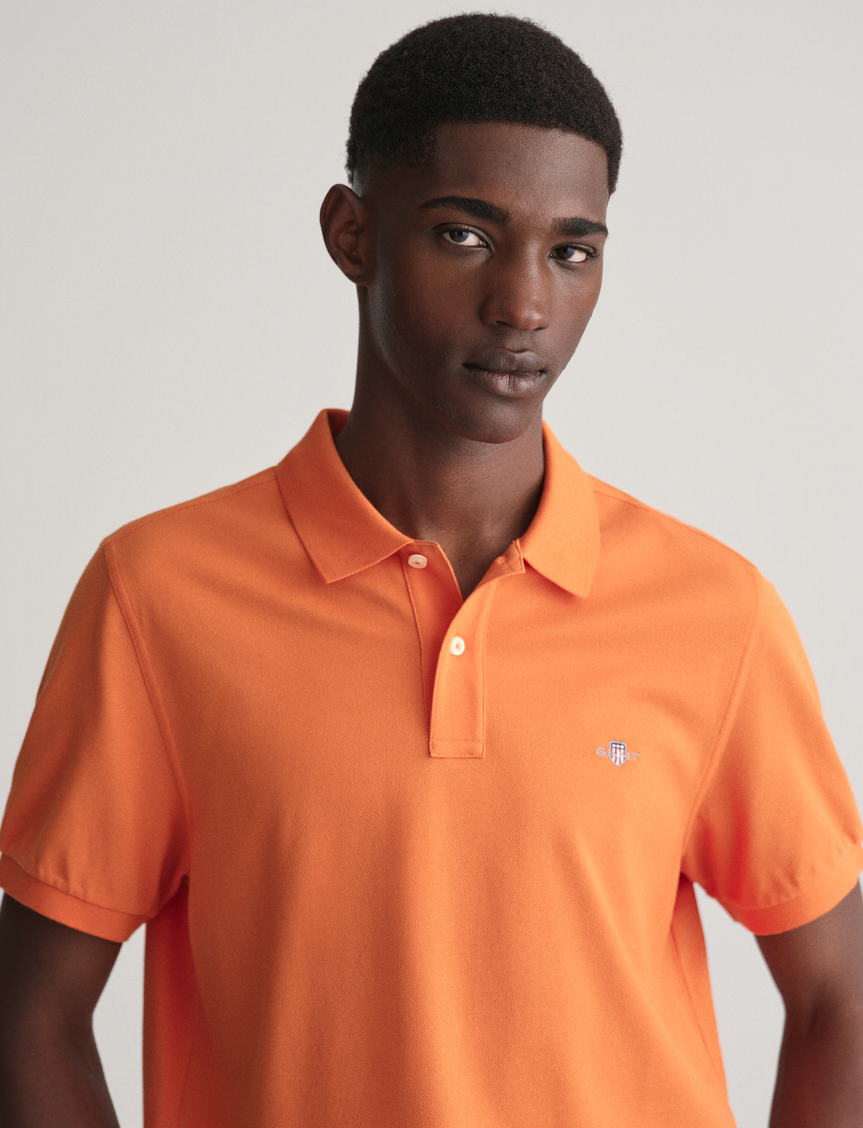 Gant - Classic Regular Polo Shirt - lühikeste varrukatega polod - pumpkin orange - 4