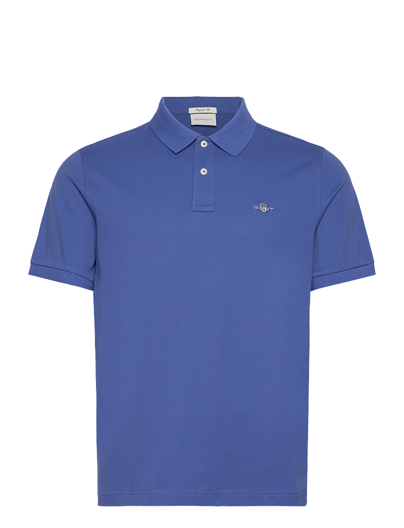 GANT - REG SHIELD SS PIQUE POLO - kortärmade pikéer - rich blue - 1