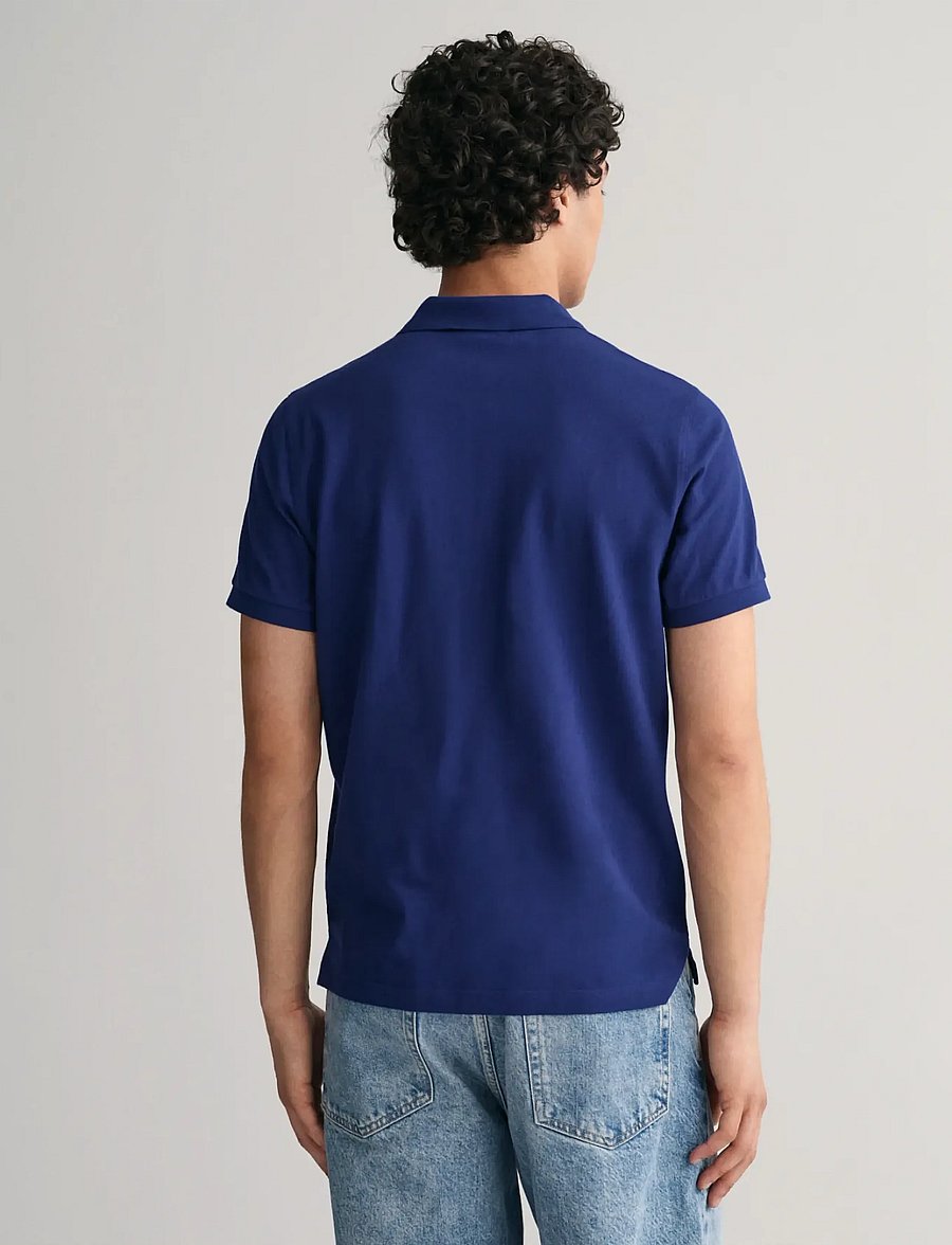 Gant - Classic Regular Polo Shirt - kurzärmelig - rich navy - 3