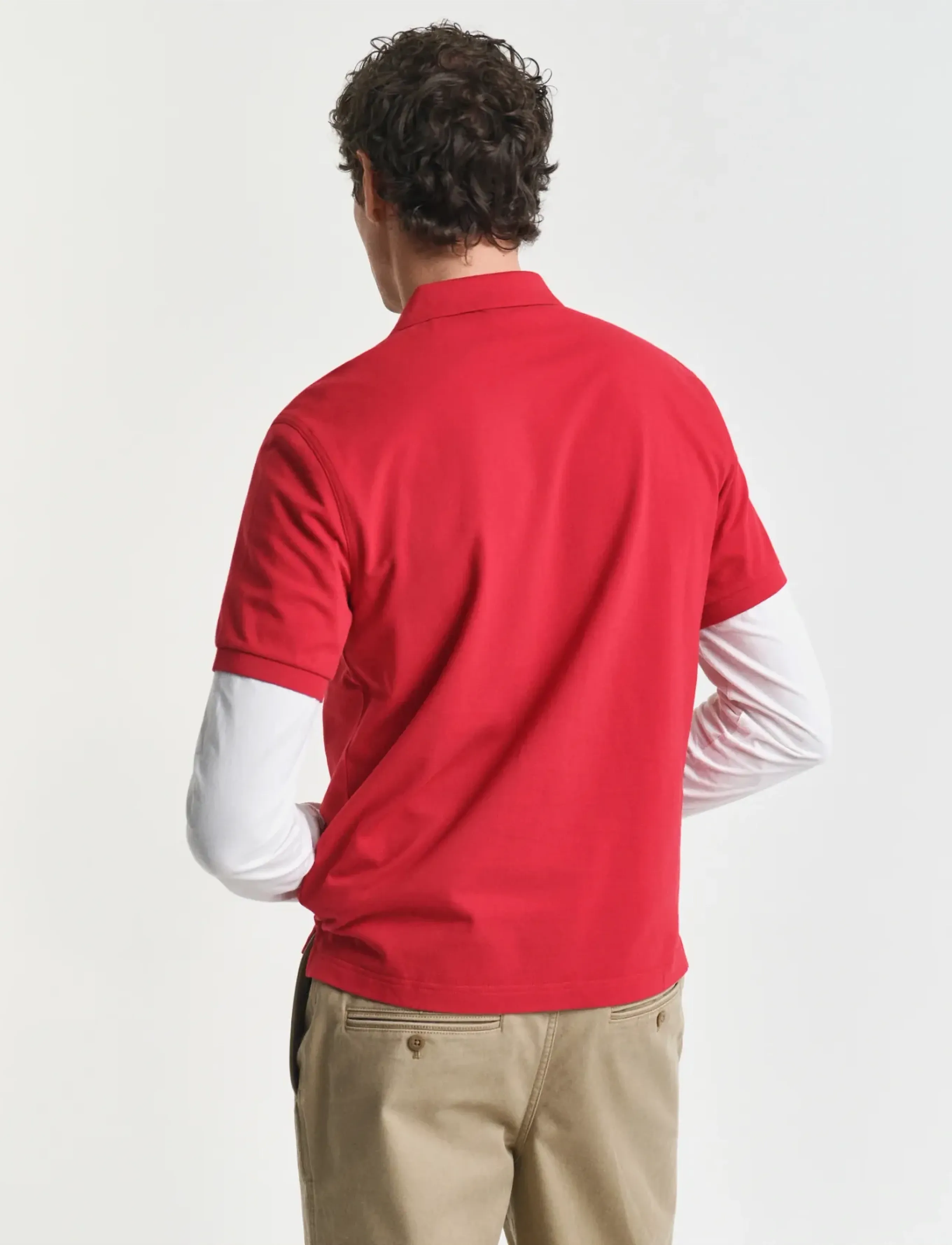 Gant - Classic Regular Polo Shirt - kurzärmelig - ruby red - 3