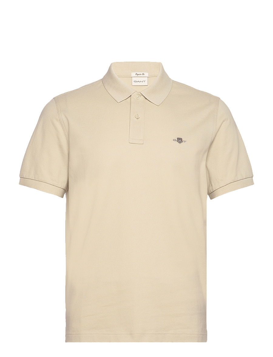 Gant - Classic Regular Polo Shirt - lühikeste varrukatega polod - silky beige - 0