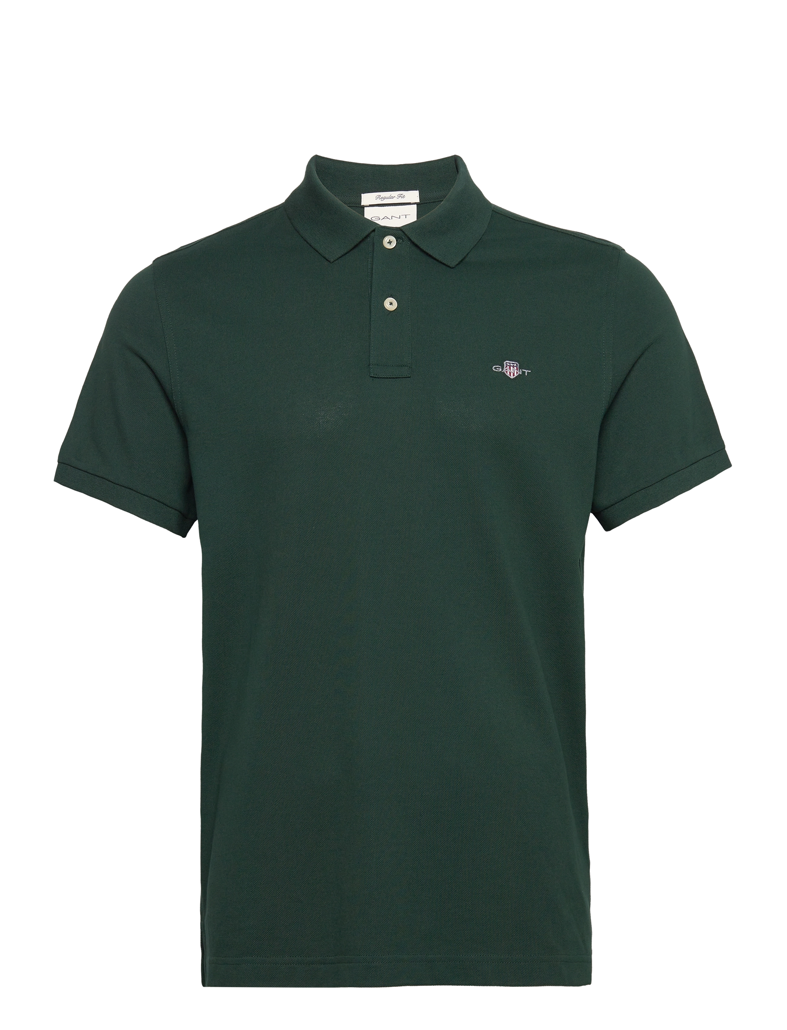 Gant - Classic Regular Polo Shirt - kurzärmelig - tartan green - 1