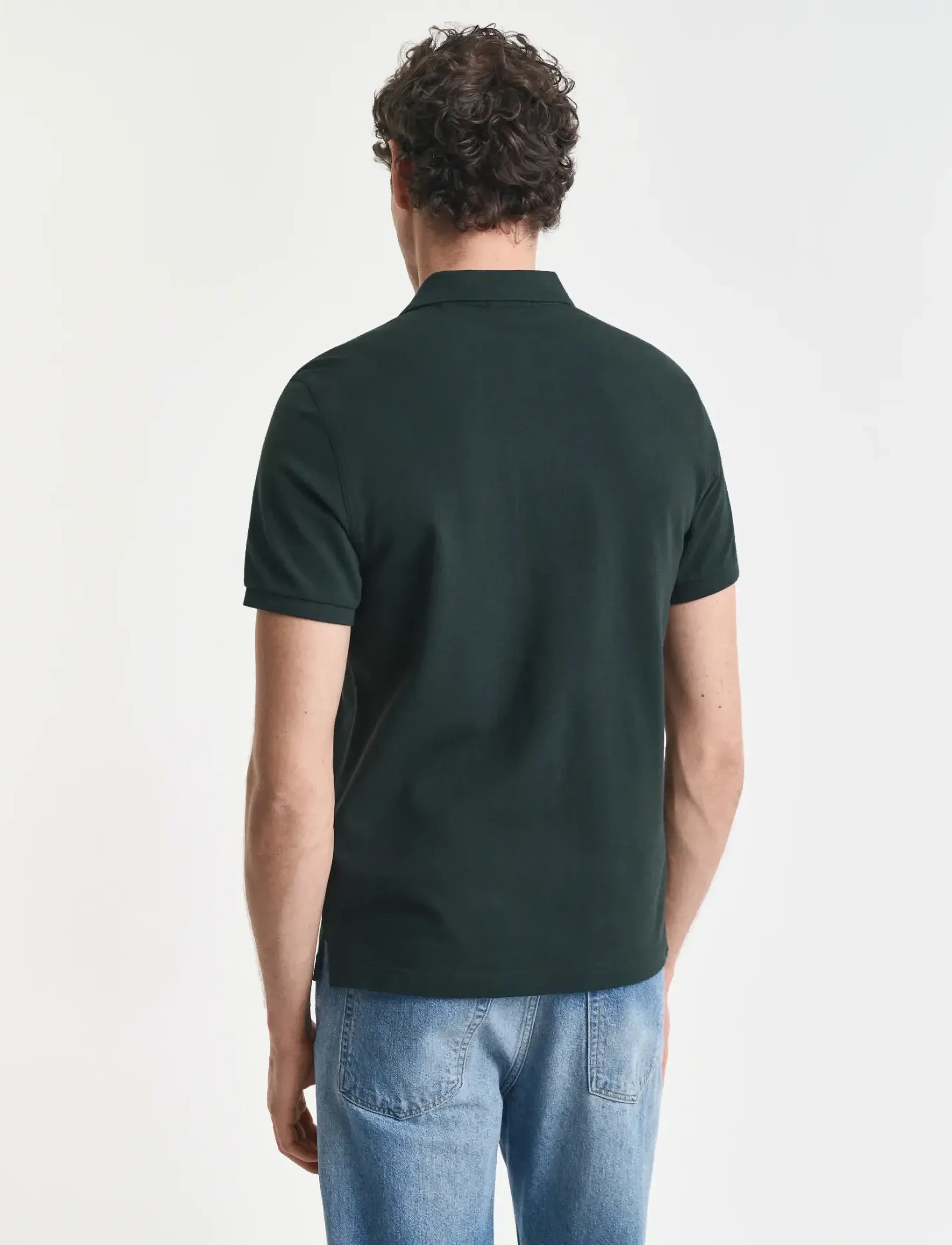 Gant - Classic Regular Polo Shirt - kurzärmelig - tartan green - 3