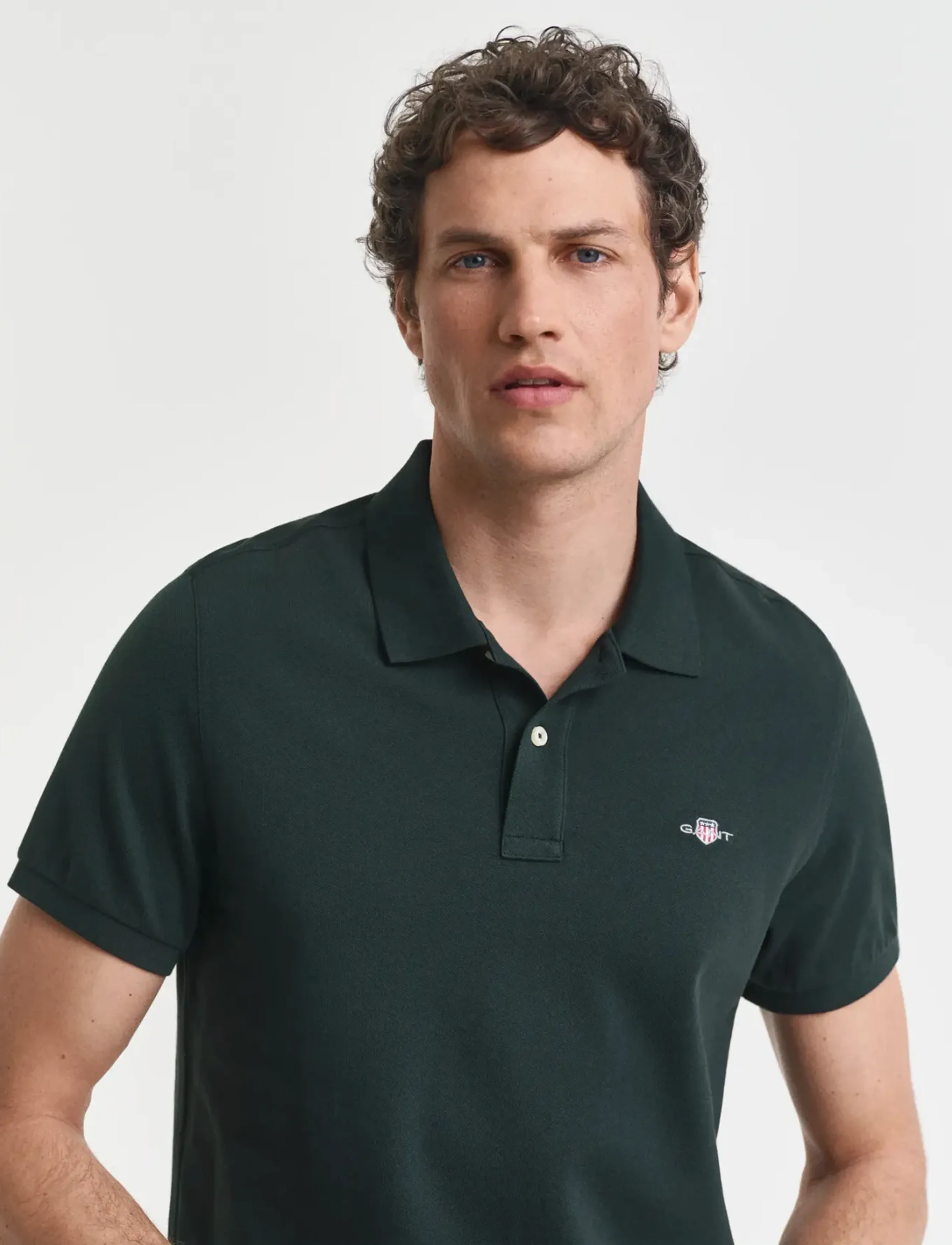 Gant - Classic Regular Polo Shirt - kurzärmelig - tartan green - 4