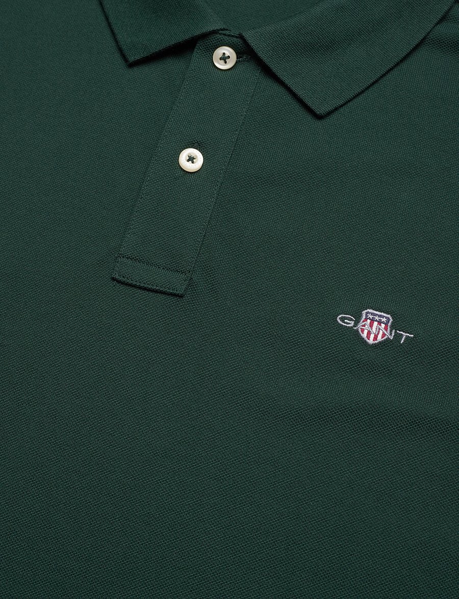 Gant - Classic Regular Polo Shirt - kurzärmelig - tartan green - 5