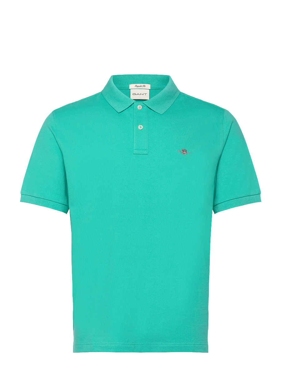 Gant - Classic Regular Polo Shirt - lühikeste varrukatega polod - tropic blue - 1