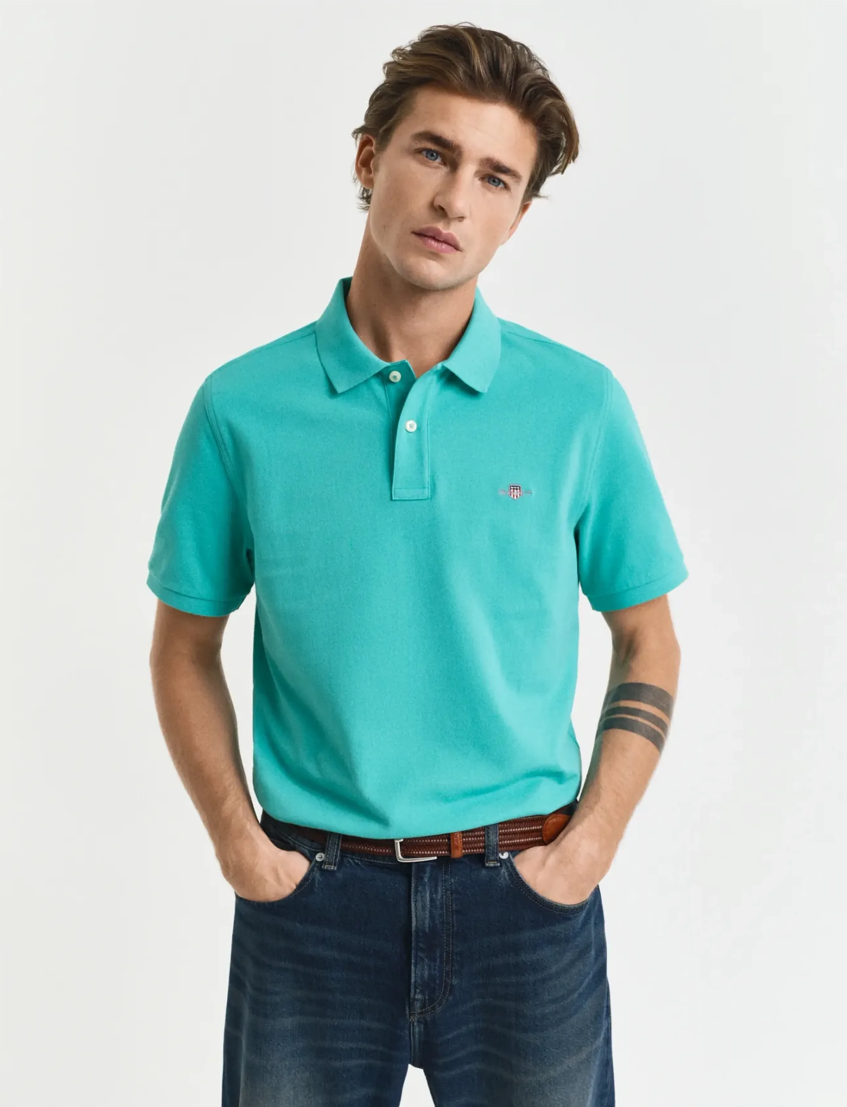 GANT Classic Regular Polo Shirt - Kortærmede poloer - TROPIC BLUE / blue