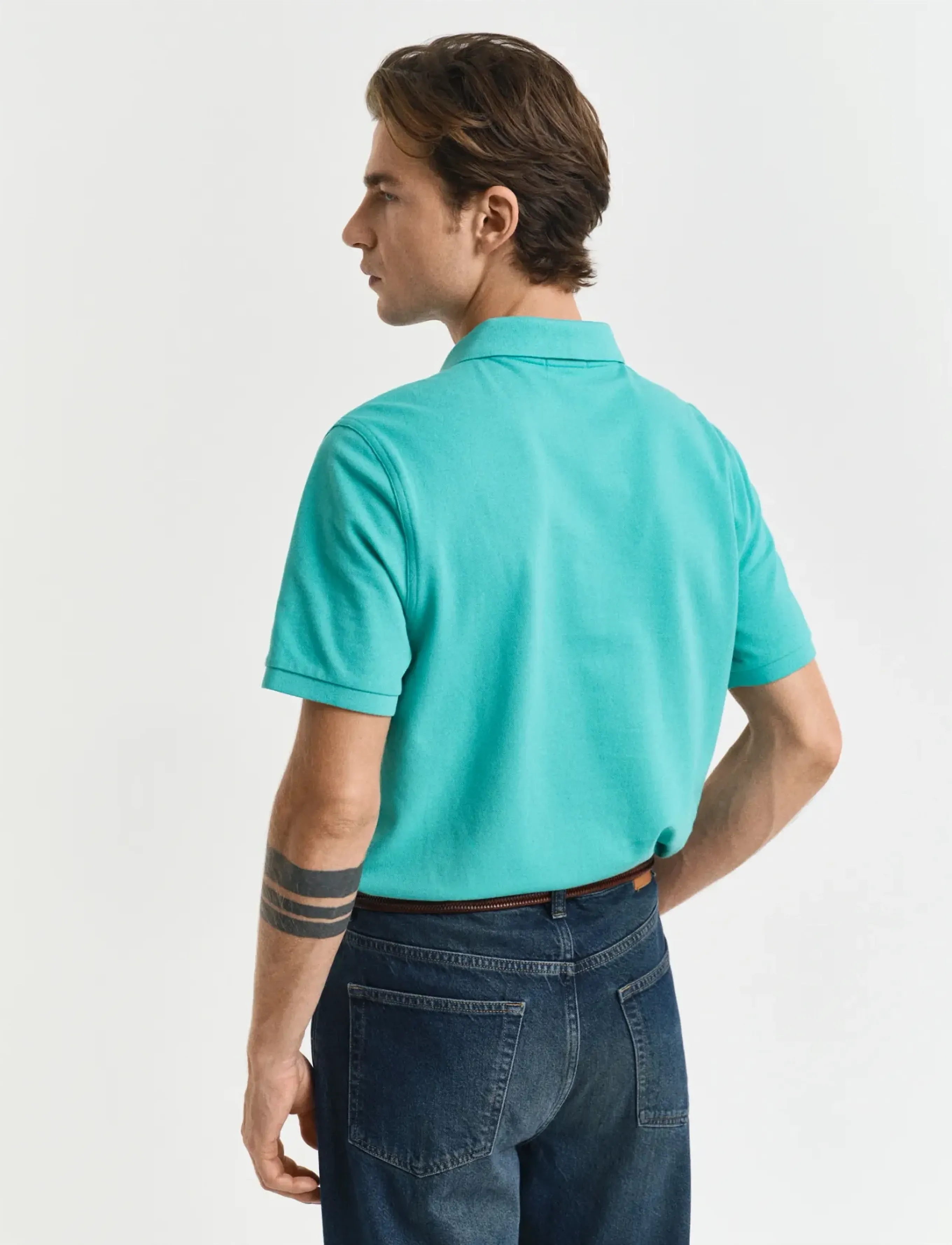 Gant - Classic Regular Polo Shirt - lühikeste varrukatega polod - tropic blue - 3