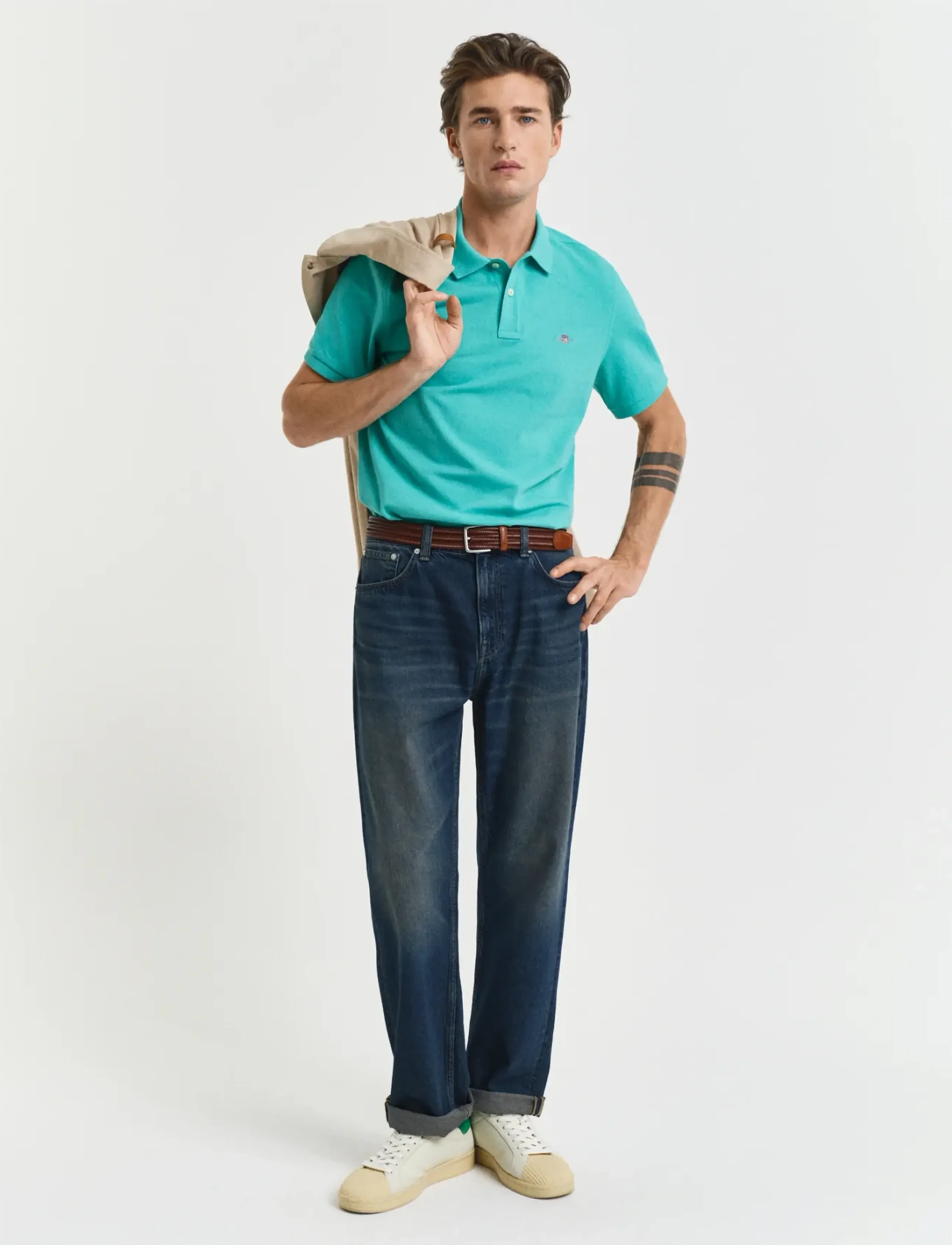 Gant - Classic Regular Polo Shirt - lühikeste varrukatega polod - tropic blue - 5
