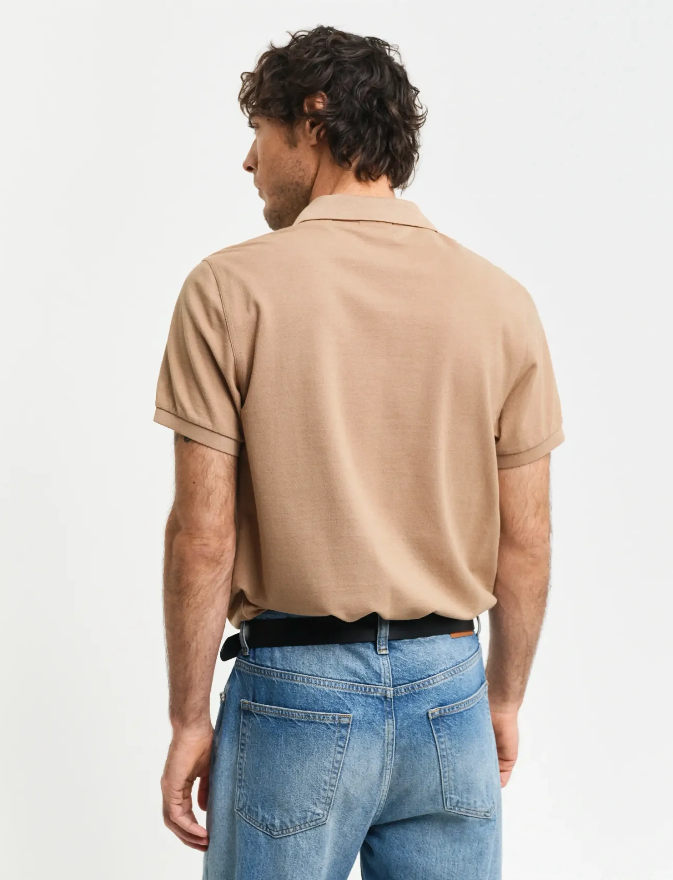 Gant - Classic Regular Polo Shirt - lühikeste varrukatega polod - warm khaki - 3