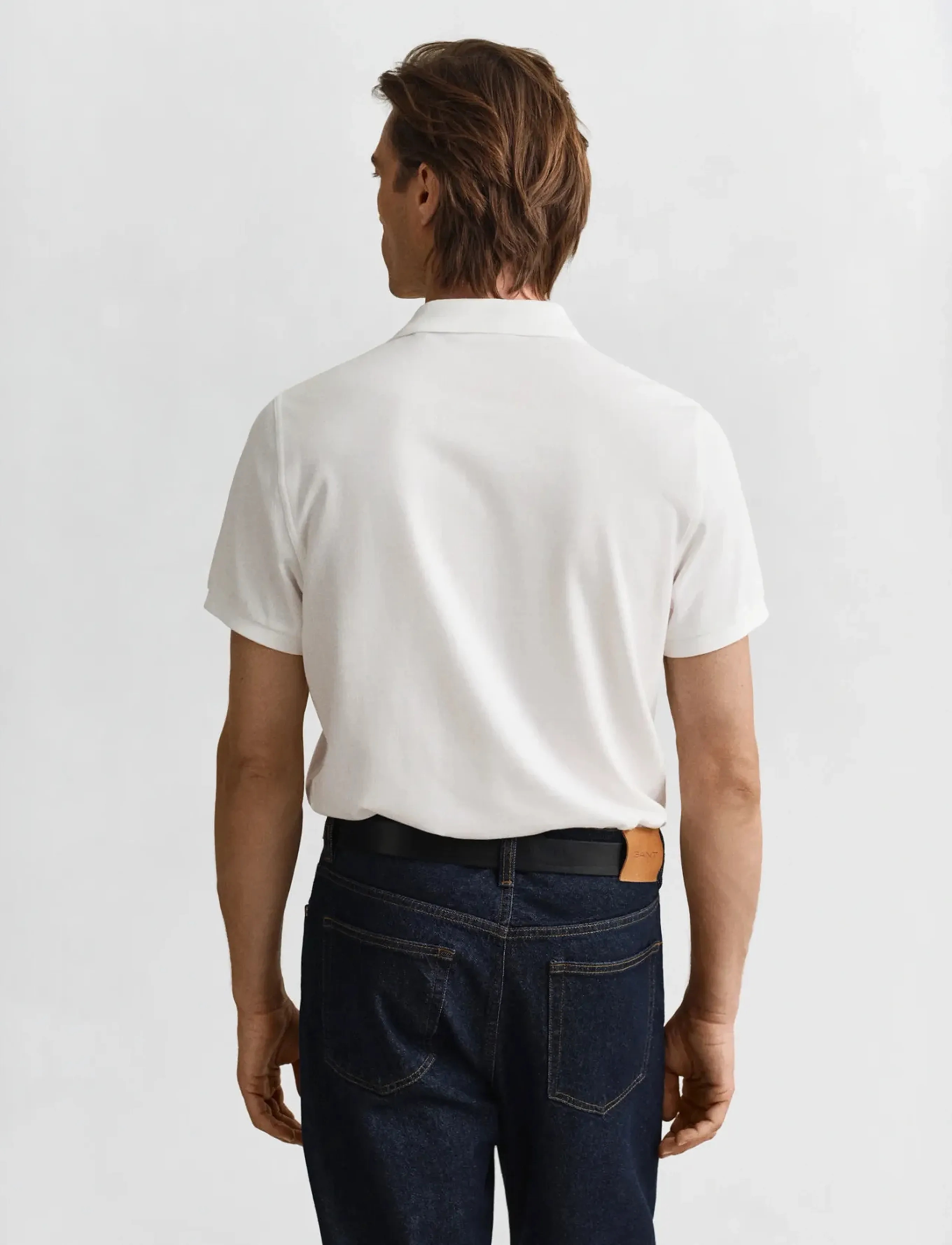 Gant - Classic Regular Polo Shirt - kurzärmelig - white - 3