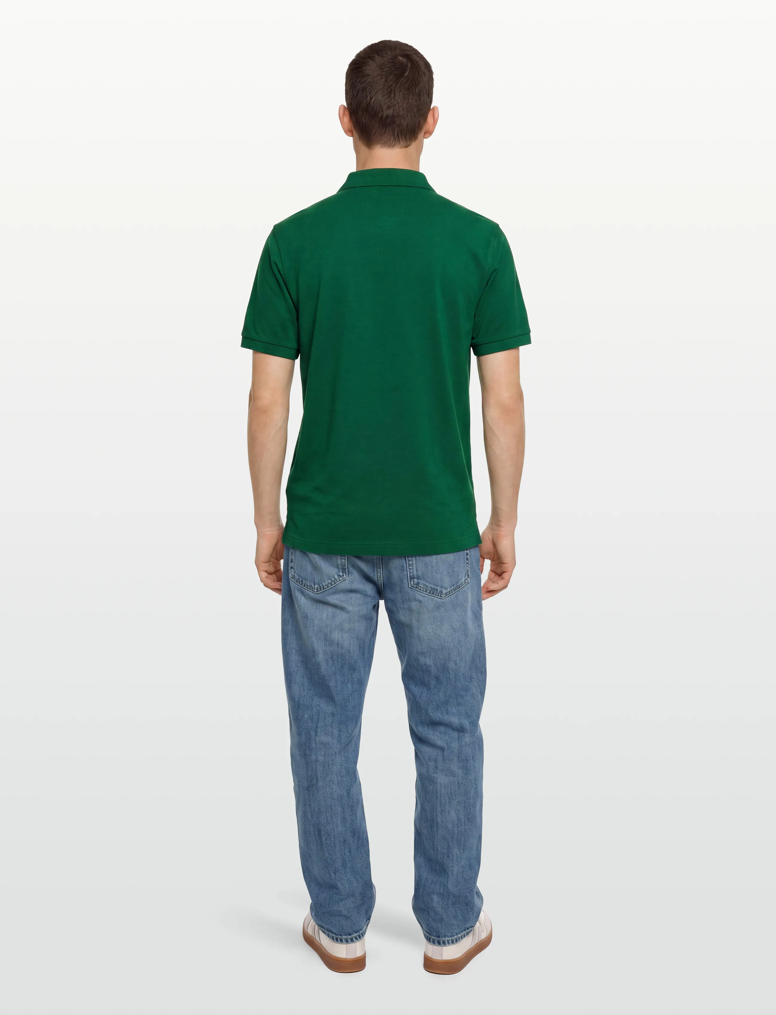 Gant - Classic Regular Polo Shirt - kortærmede poloer - wild green - 4