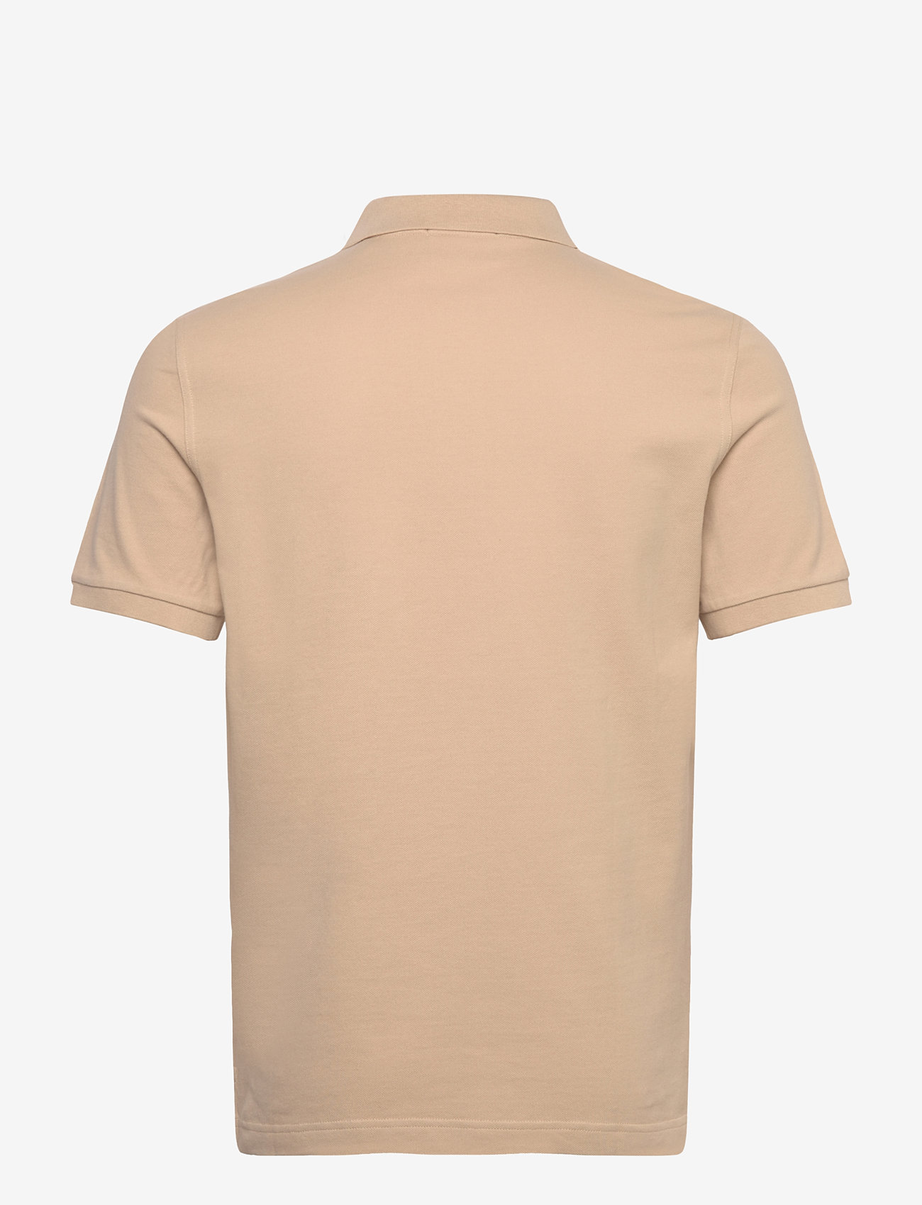 Gant - Classic Slim Polo Shirt - tops & t-shirts - dry sand - 1