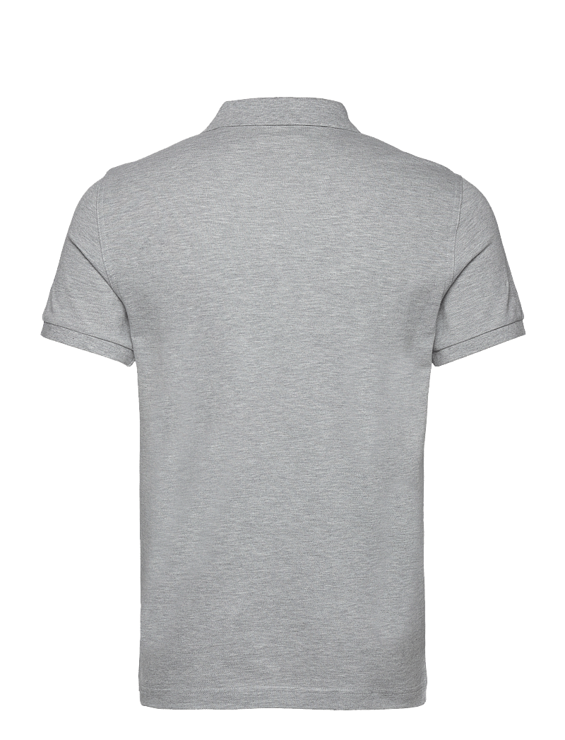GANT - SLIM SHIELD SS PIQUE POLO - toppar & t-shirts - grey melange - 2