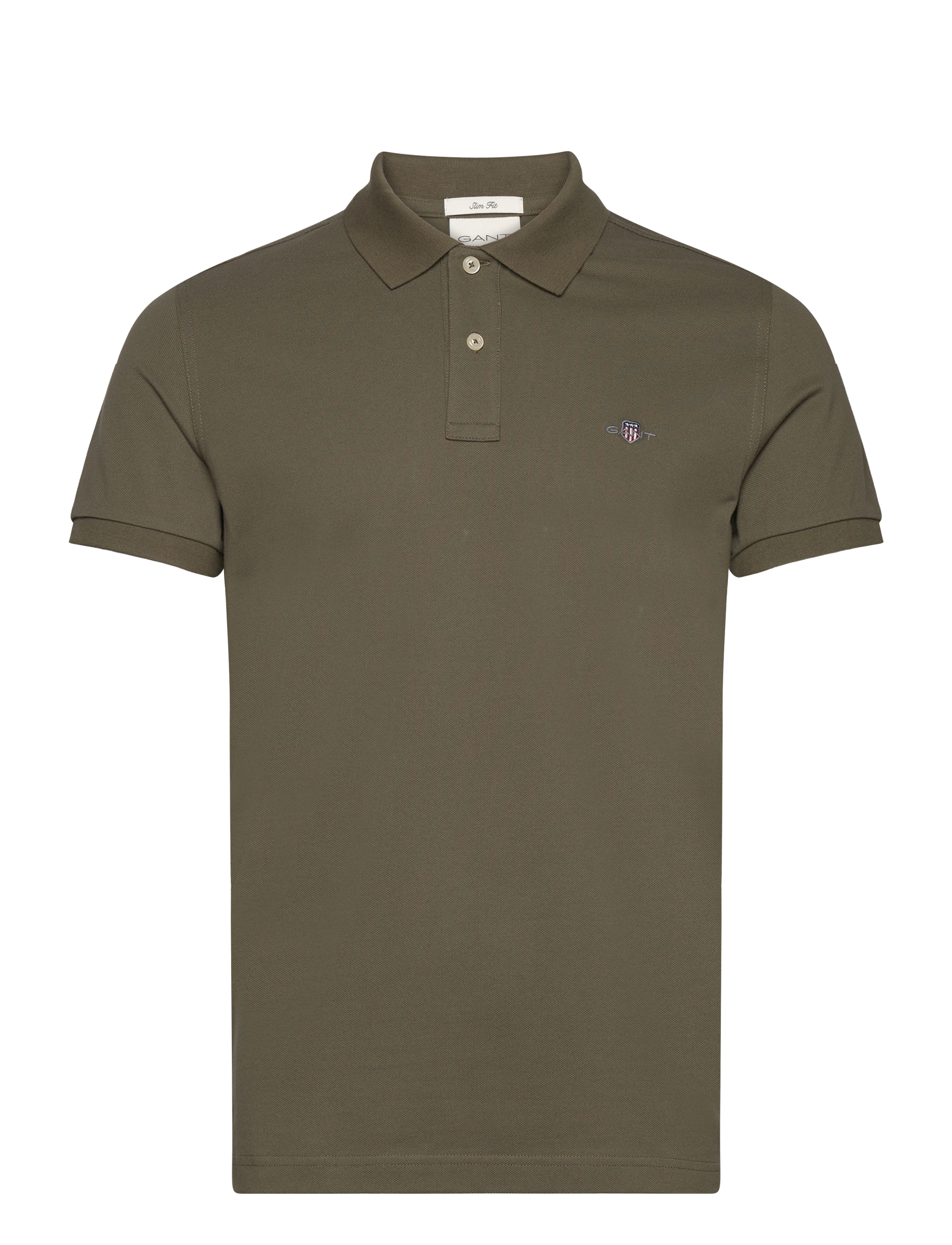 Gant Classic Slim Polo Shirt - All products - JUNIPER GREEN / khaki/green