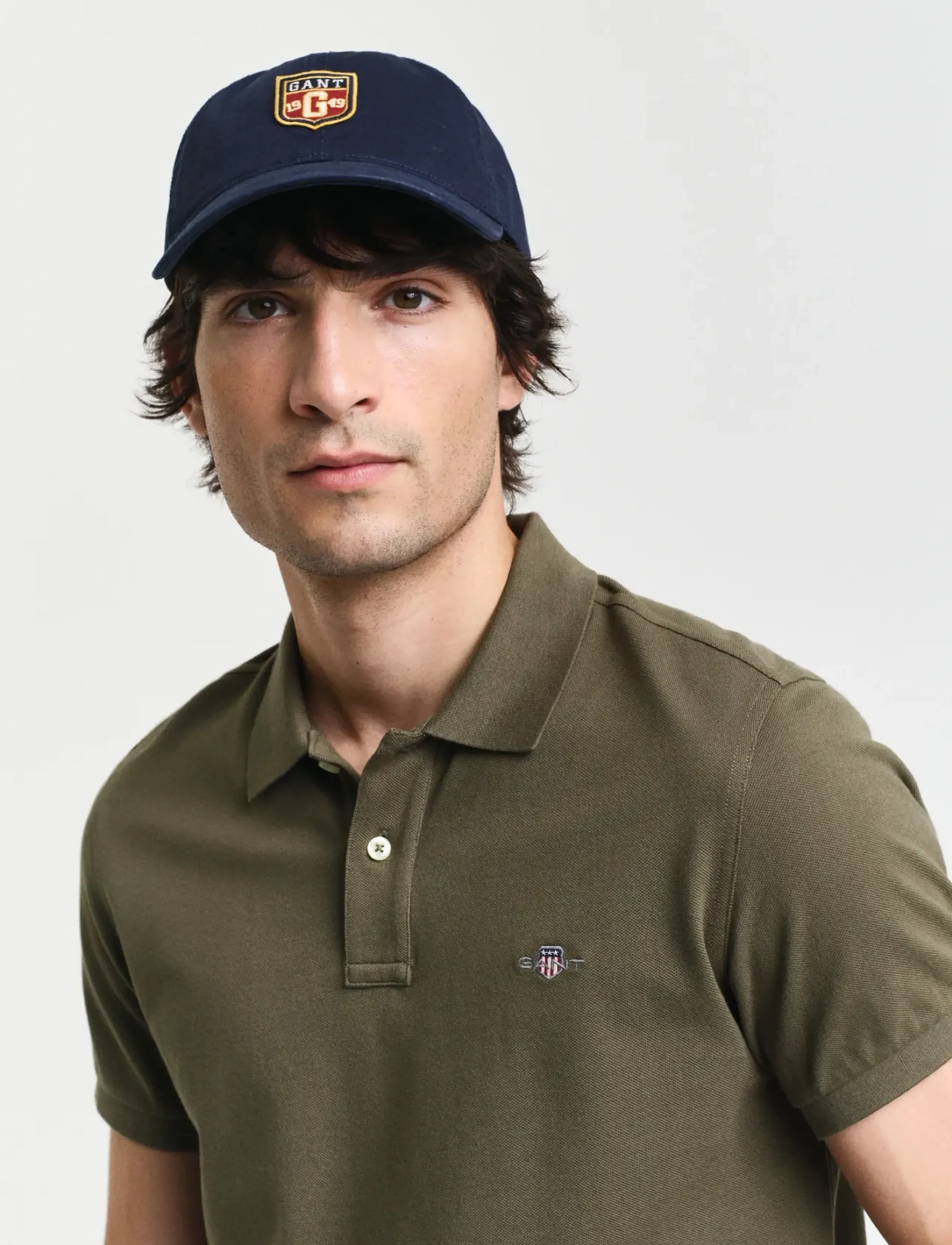 Gant - Classic Slim Polo Shirt - alussärgid ja t-särgid - juniper green - 4