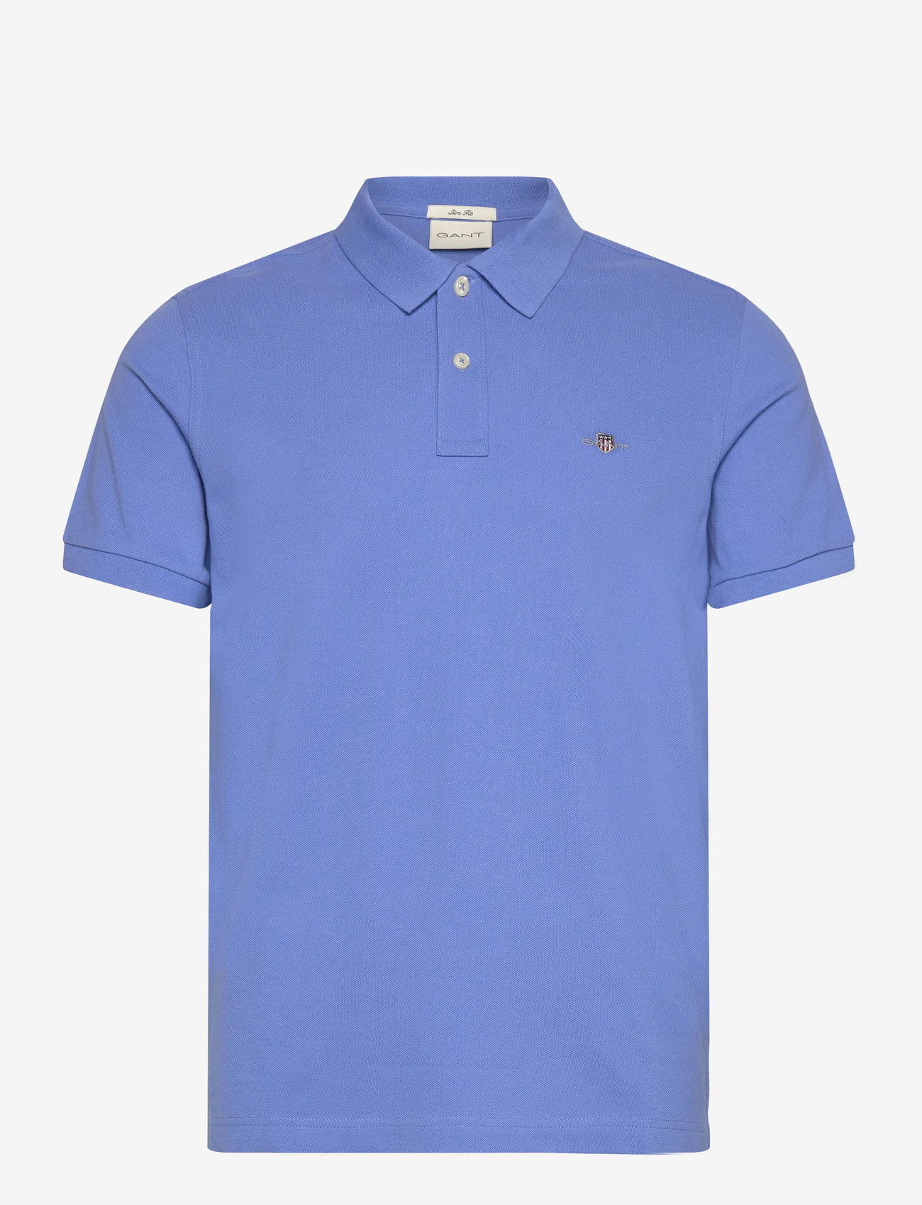 GANT - SLIM SHIELD SS PIQUE POLO - polo skyrtur - perfect blue - 0