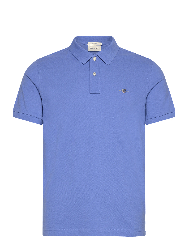 GANT - SLIM SHIELD SS PIQUE POLO - polo skyrtur - perfect blue - 0