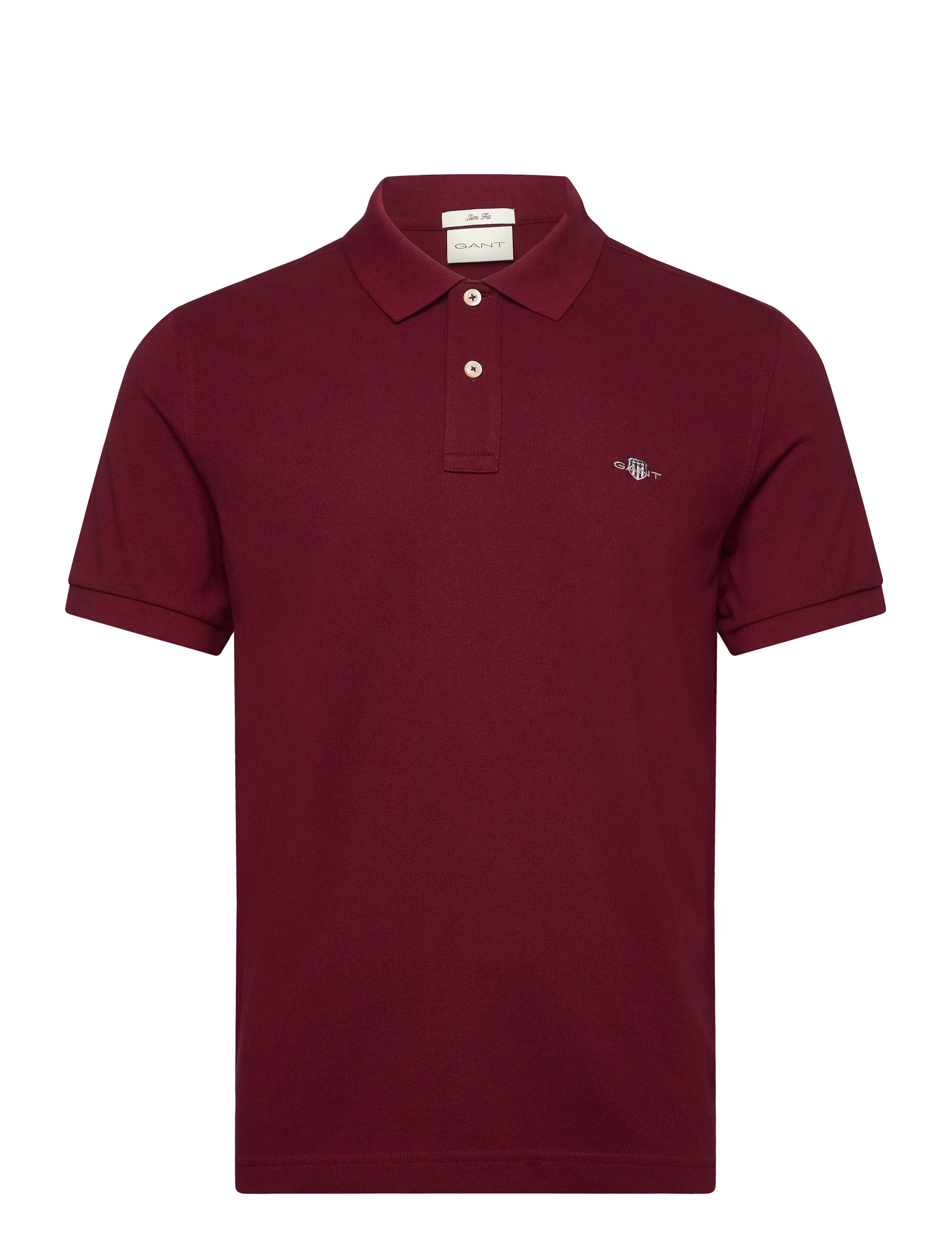 Gant Classic Slim Polo Shirt - All products - PLUMPED RED / red