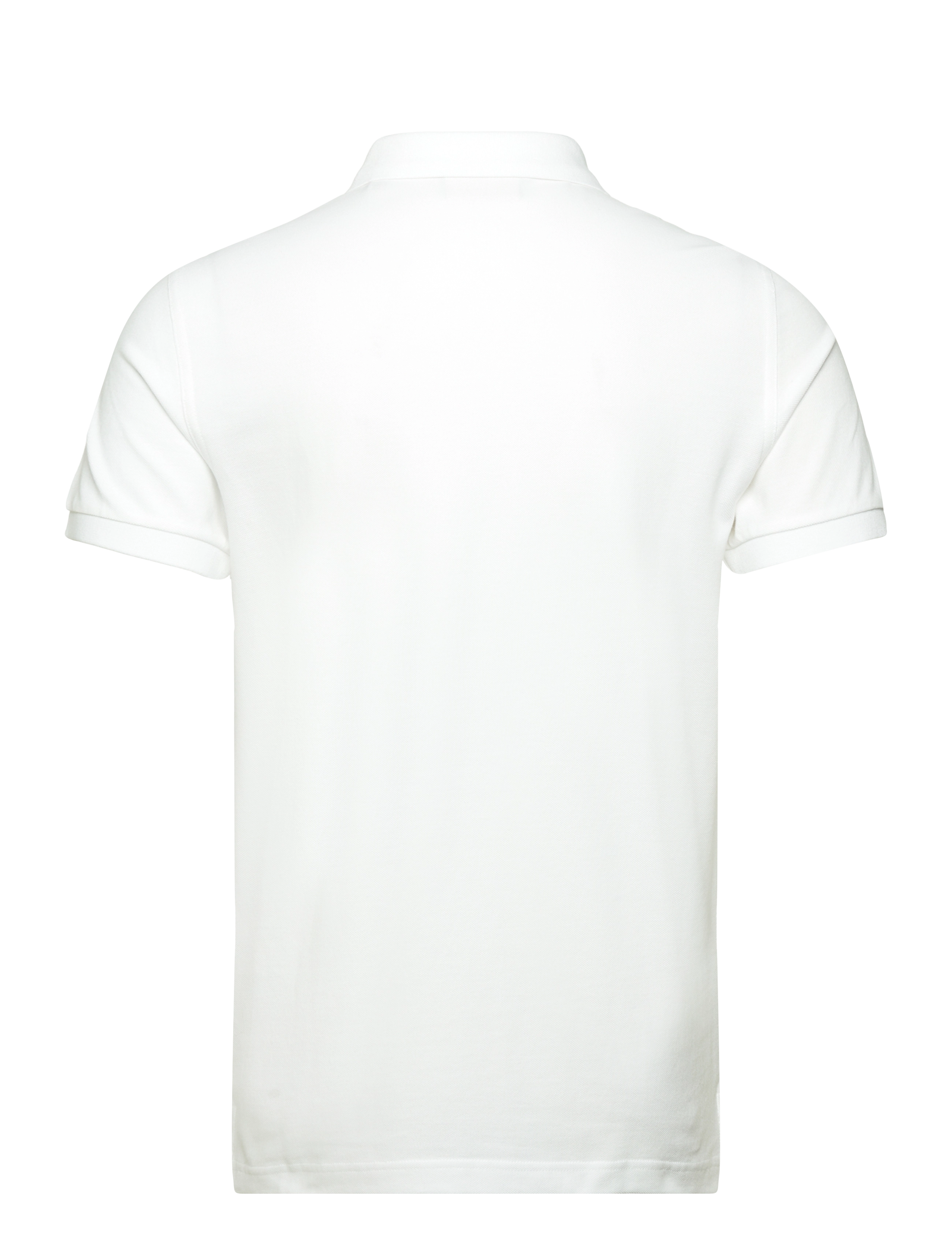 Gant - Classic Slim Polo Shirt - toppe & t-shirts - white - 2