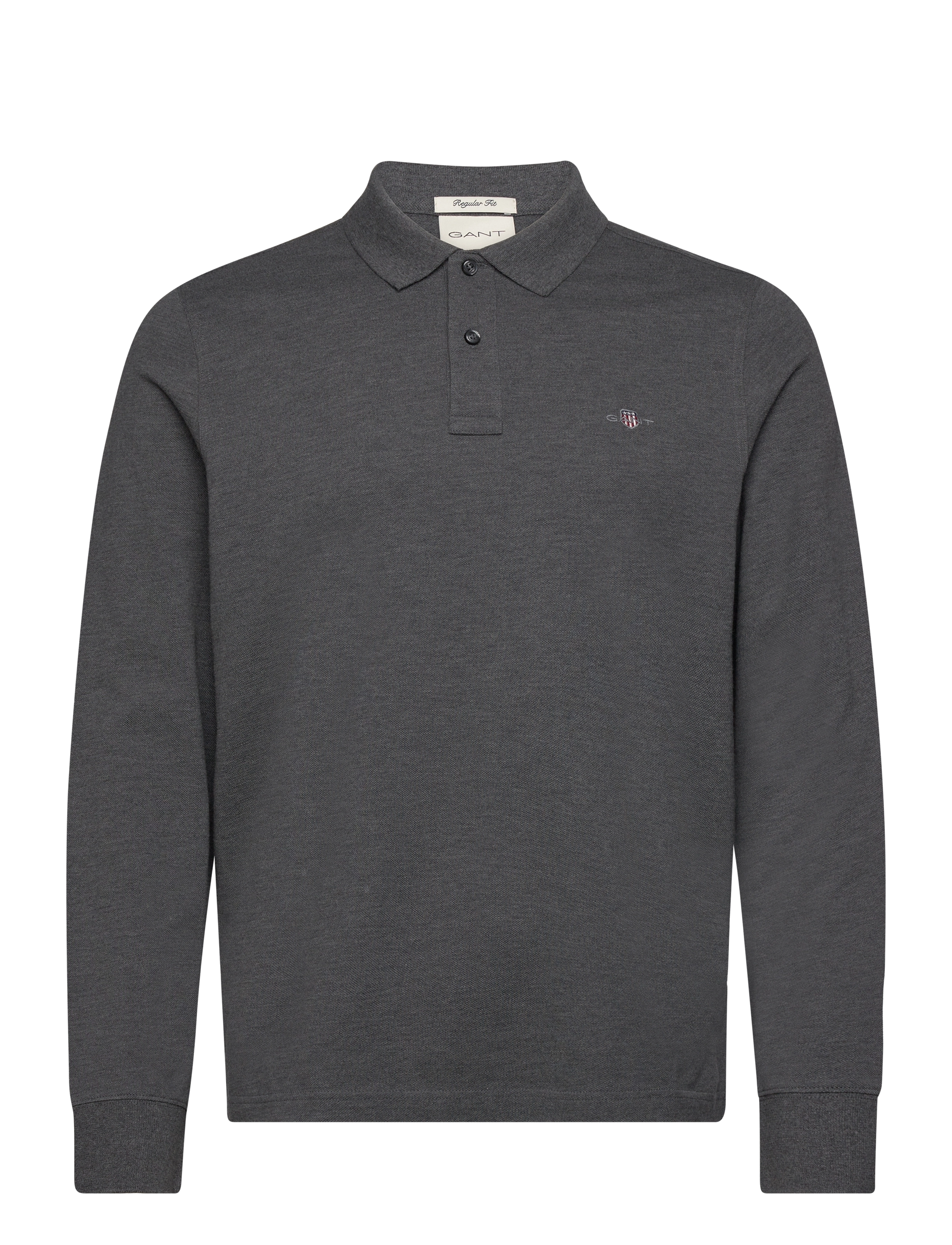REG SHIELD LS PIQUE RUGGER - ANTRACIT MELANGE
