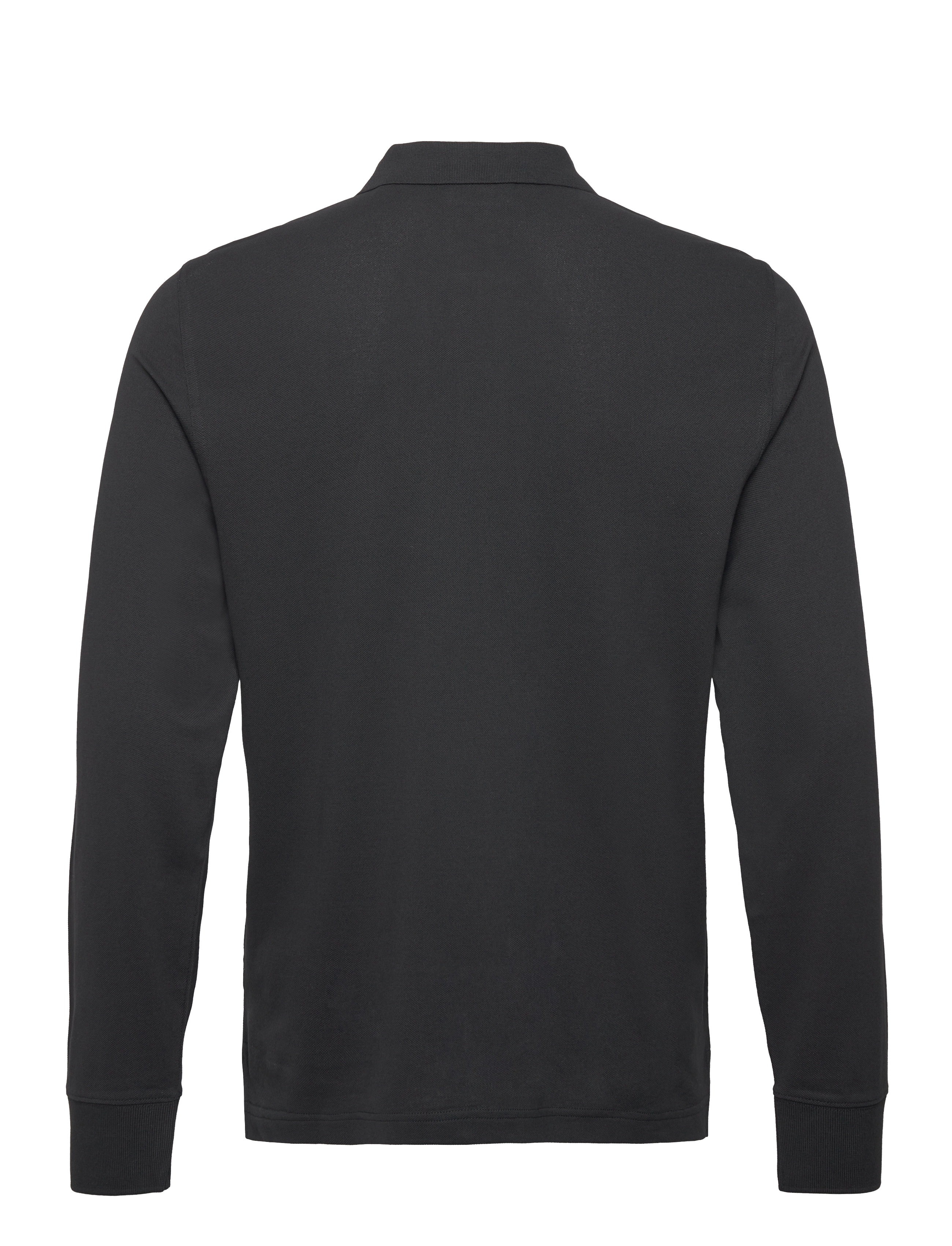 Gant - Long Sleeve Polo Shirt - long-sleeved polos - black - 2