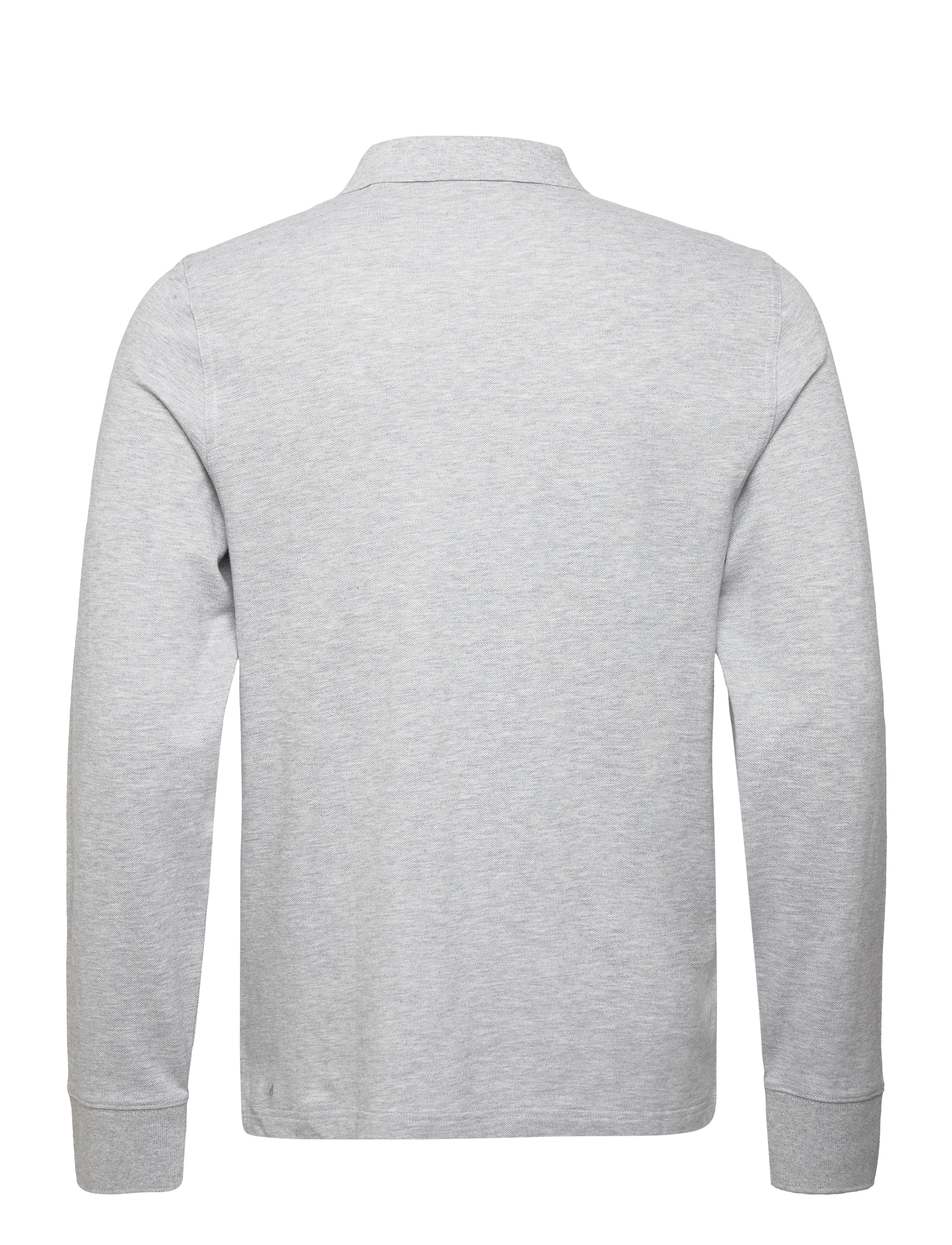 Gant - Long Sleeve Polo Shirt - lange mouwen - grey melange - 2